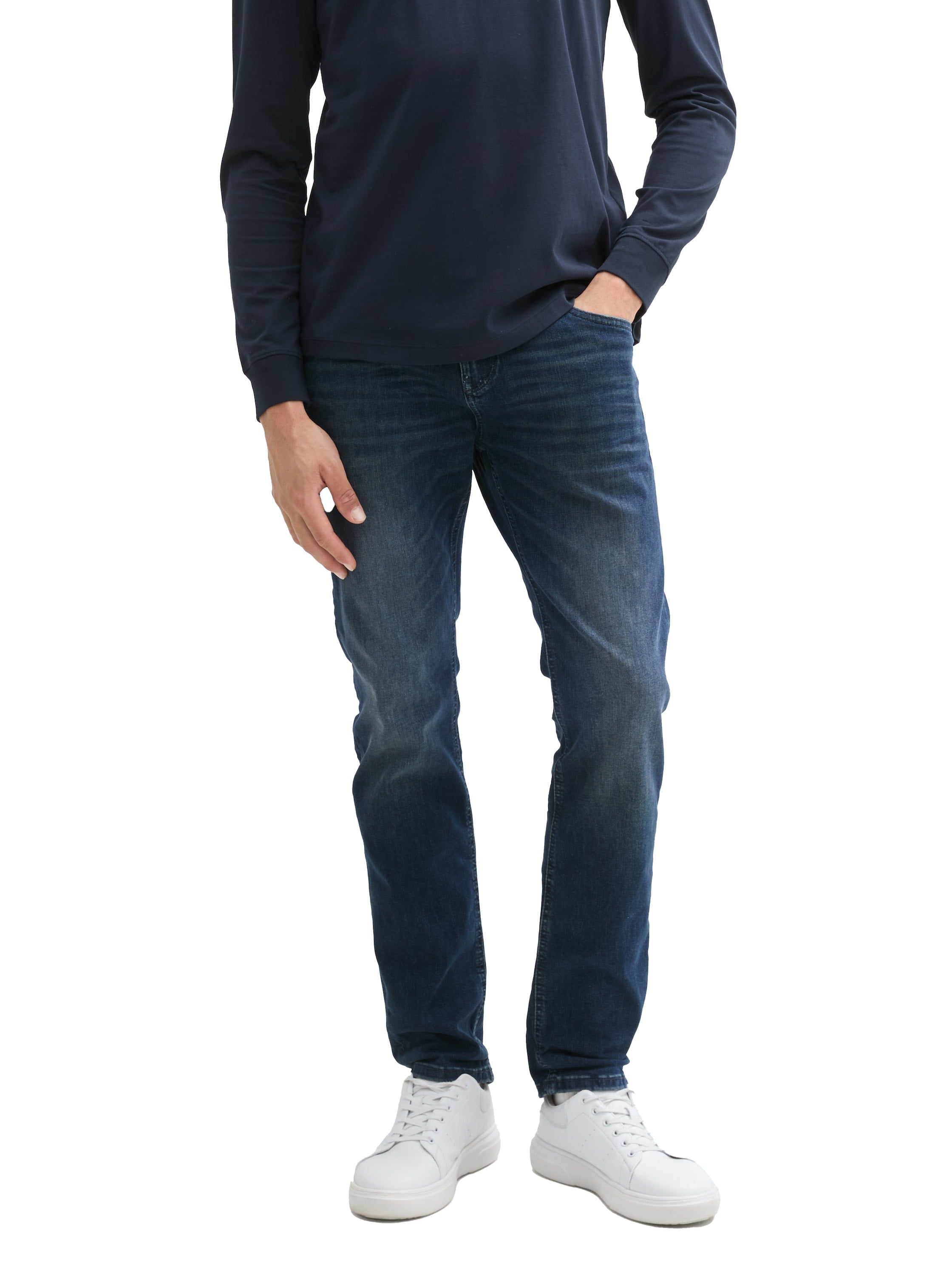 Tom Tailor Super Flex Blue Denim Straight Jeans