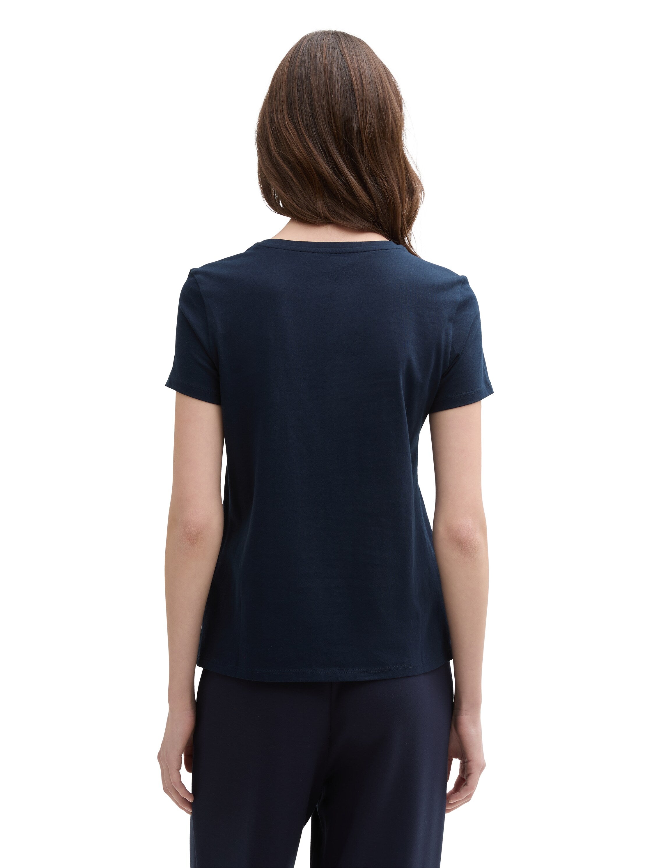 Tom Tailor Sky Captain Blue T-Shirt With Print