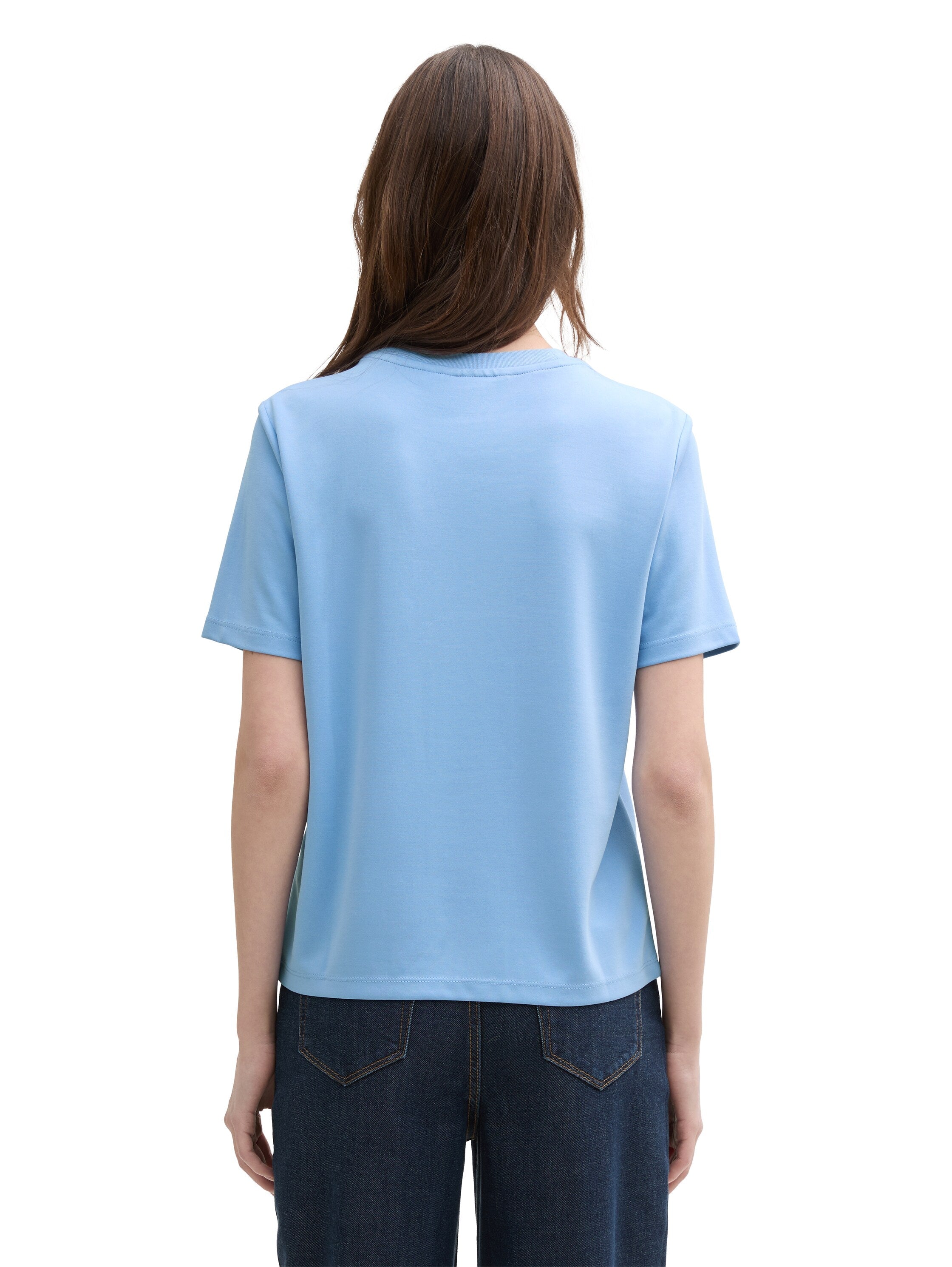 Tom Tailor Blue Basic Loose Fit T-Shirt