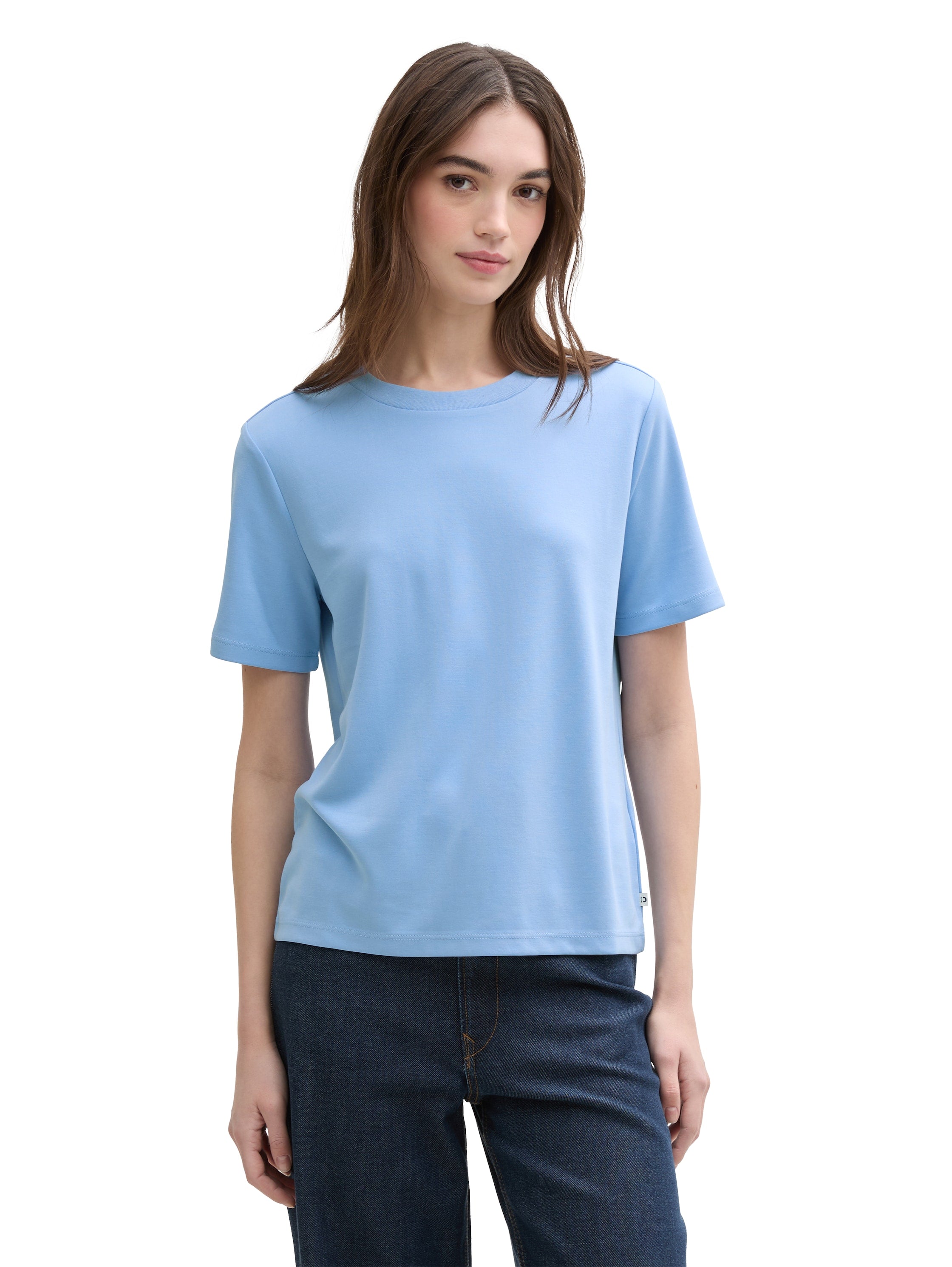 Tom Tailor Blue Basic Loose Fit T-Shirt