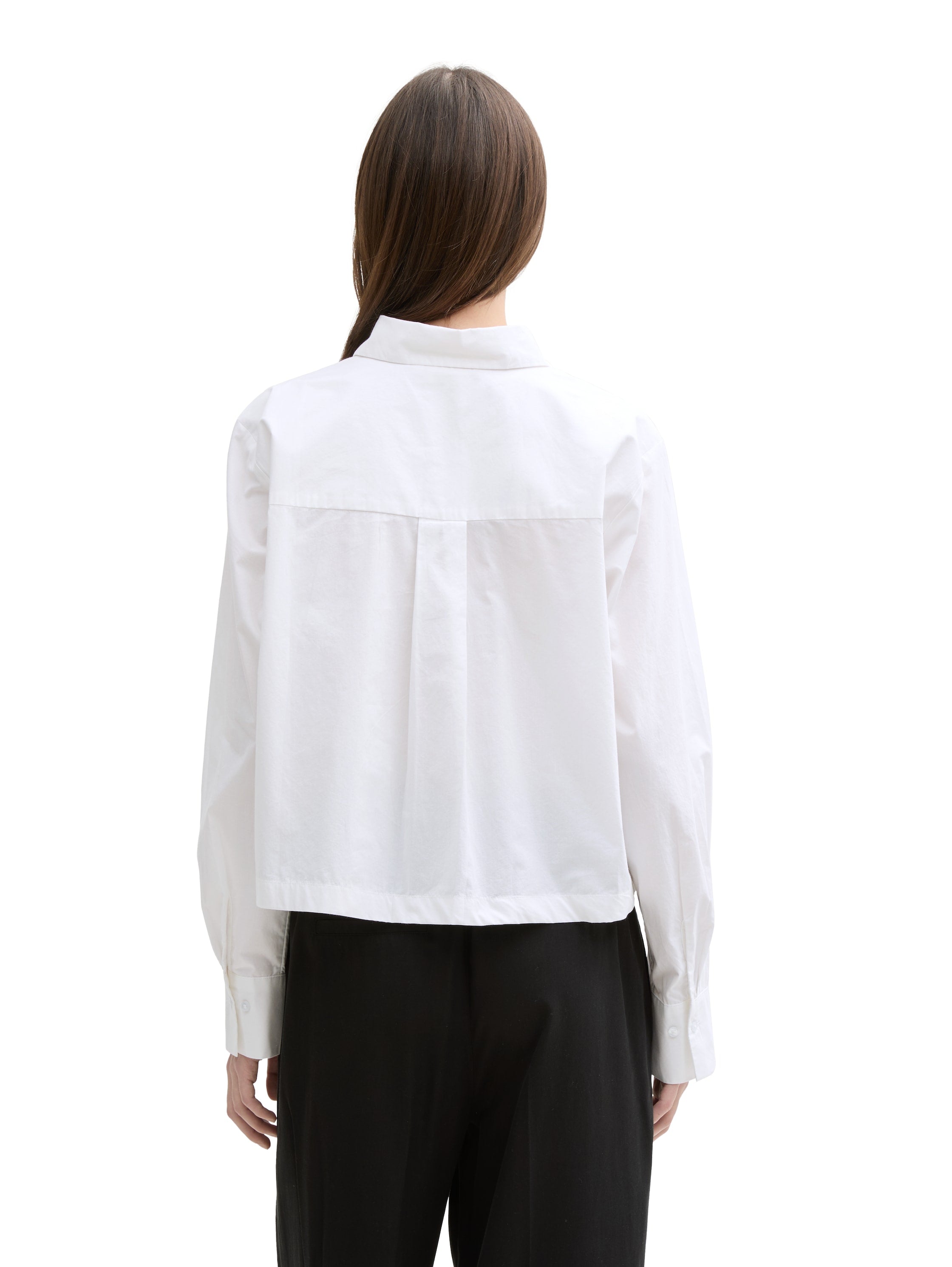 Tom Tailor Boxy Fit White Shirt