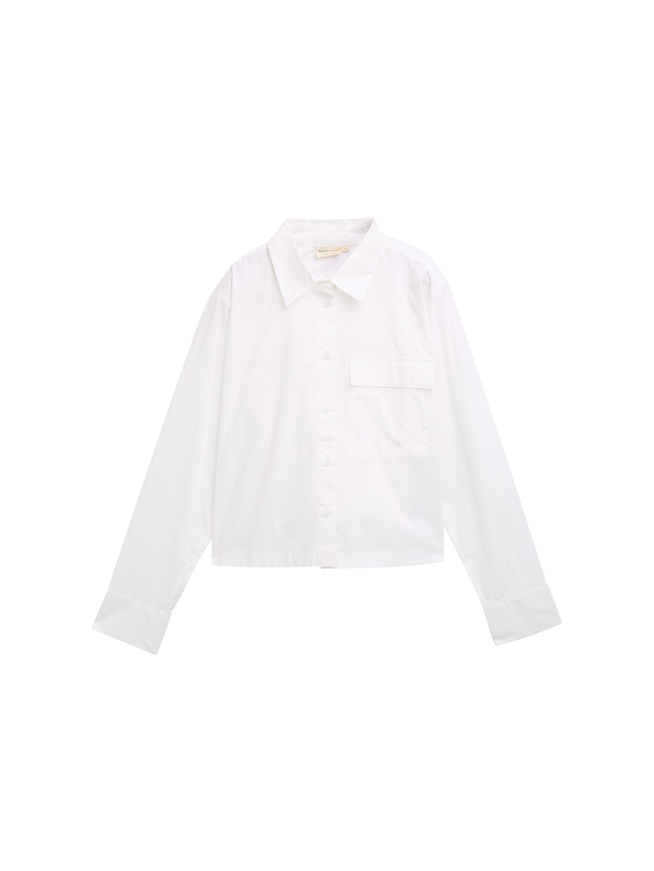 Tom Tailor Boxy Fit White Shirt