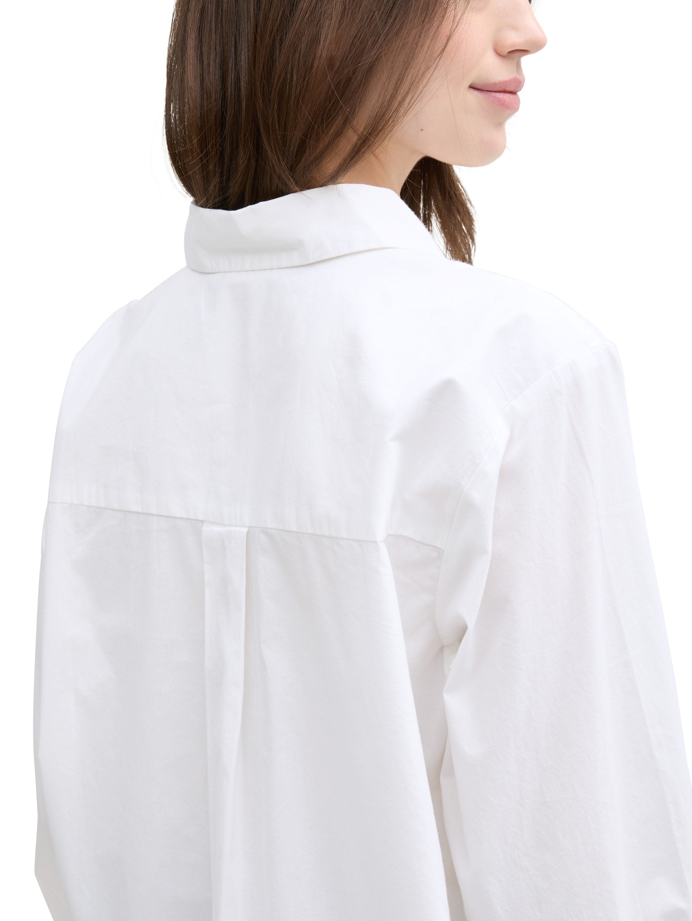 Tom Tailor Boxy Fit White Shirt