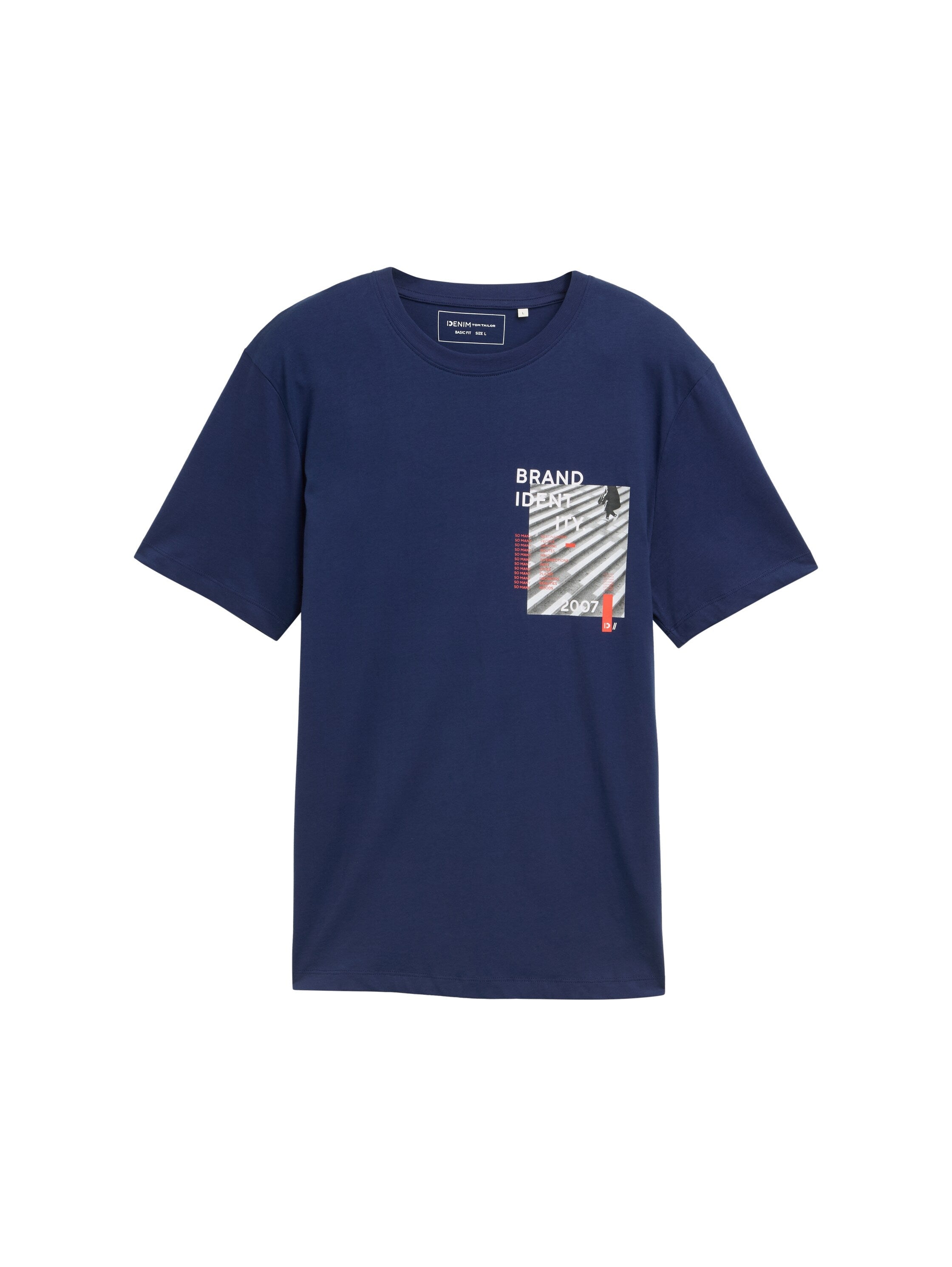 Tom Tailor Dark Blueberry T-shirt With Photo Print