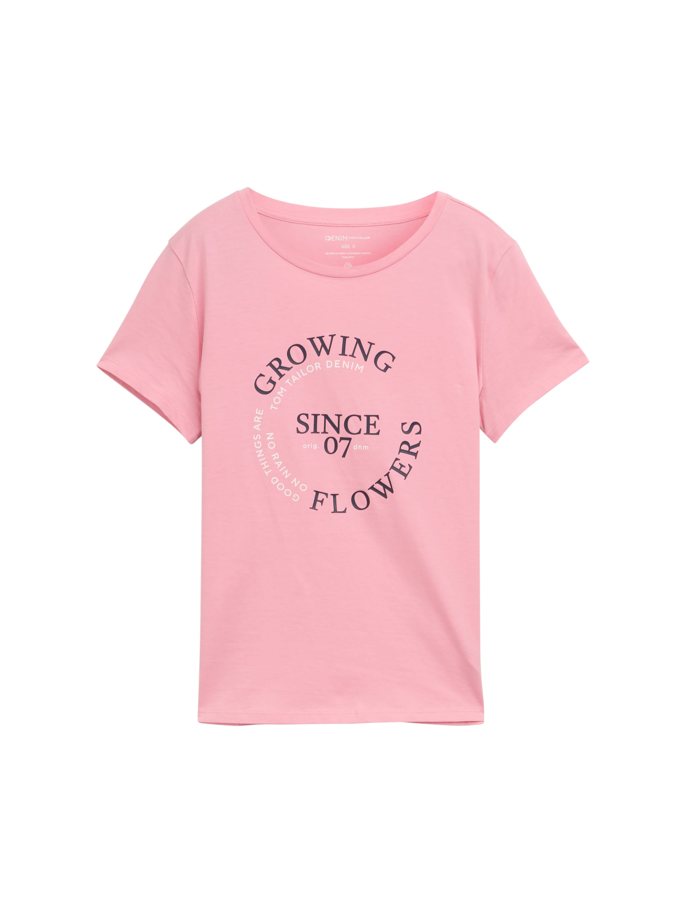 Tom Tailor Light Dusty Pink T-Shirt With Print
