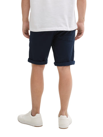 Tom tailor Regular Navy Short With Elasticated Waist Cotton Band