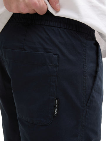 Tom tailor Regular Navy Short With Elasticated Waist Cotton Band