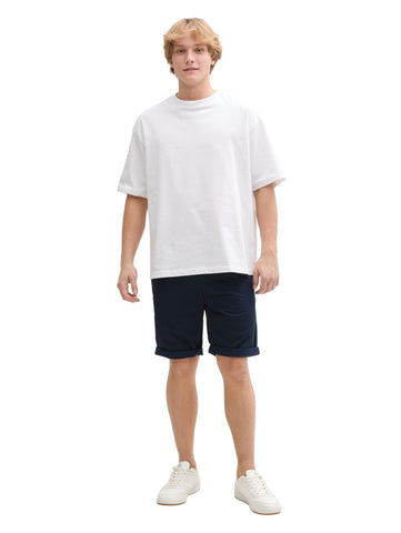 Tom tailor Regular Navy Short With Elasticated Waist Cotton Band