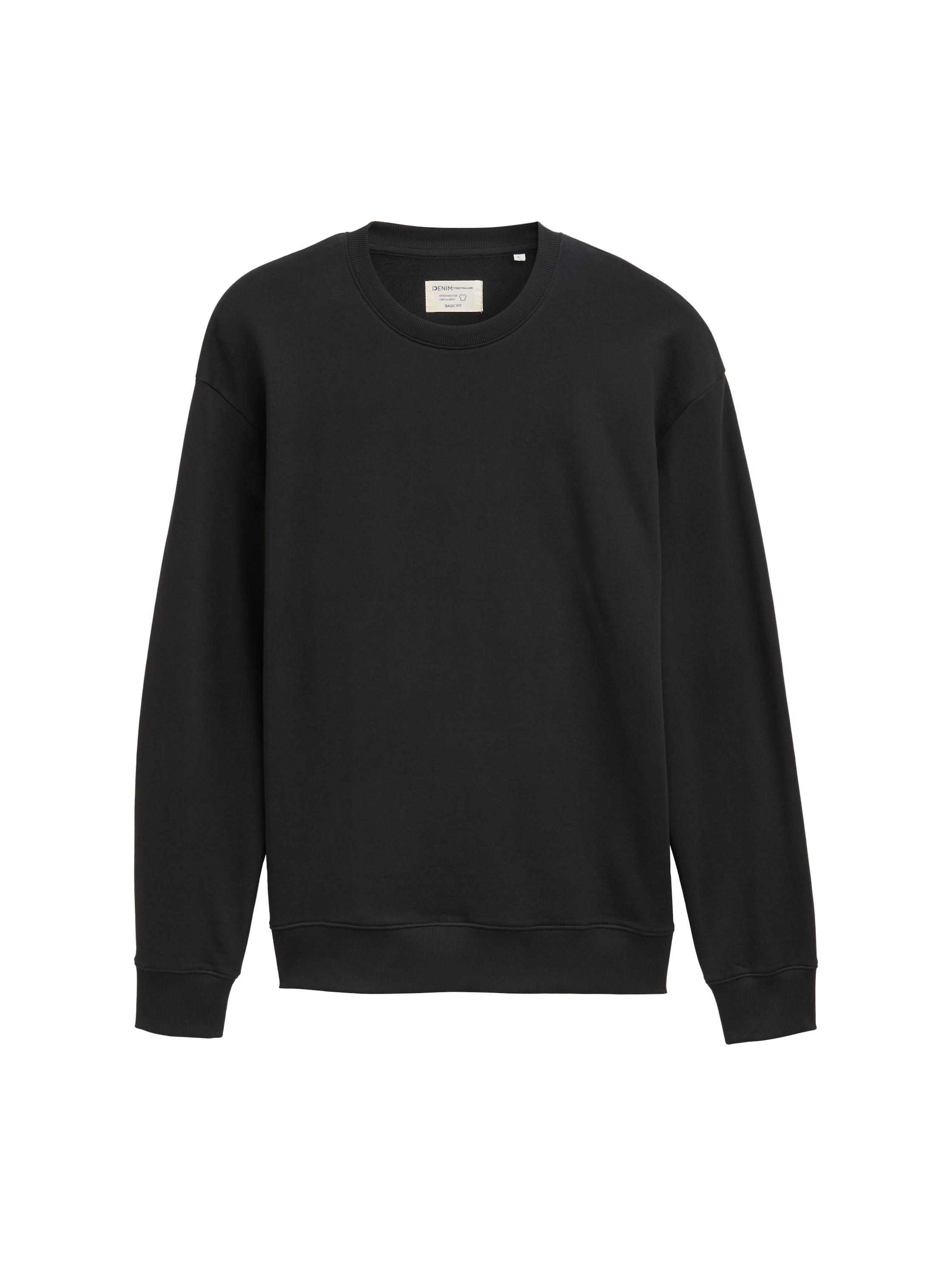 Tom Tailor Black Cotton Sweater