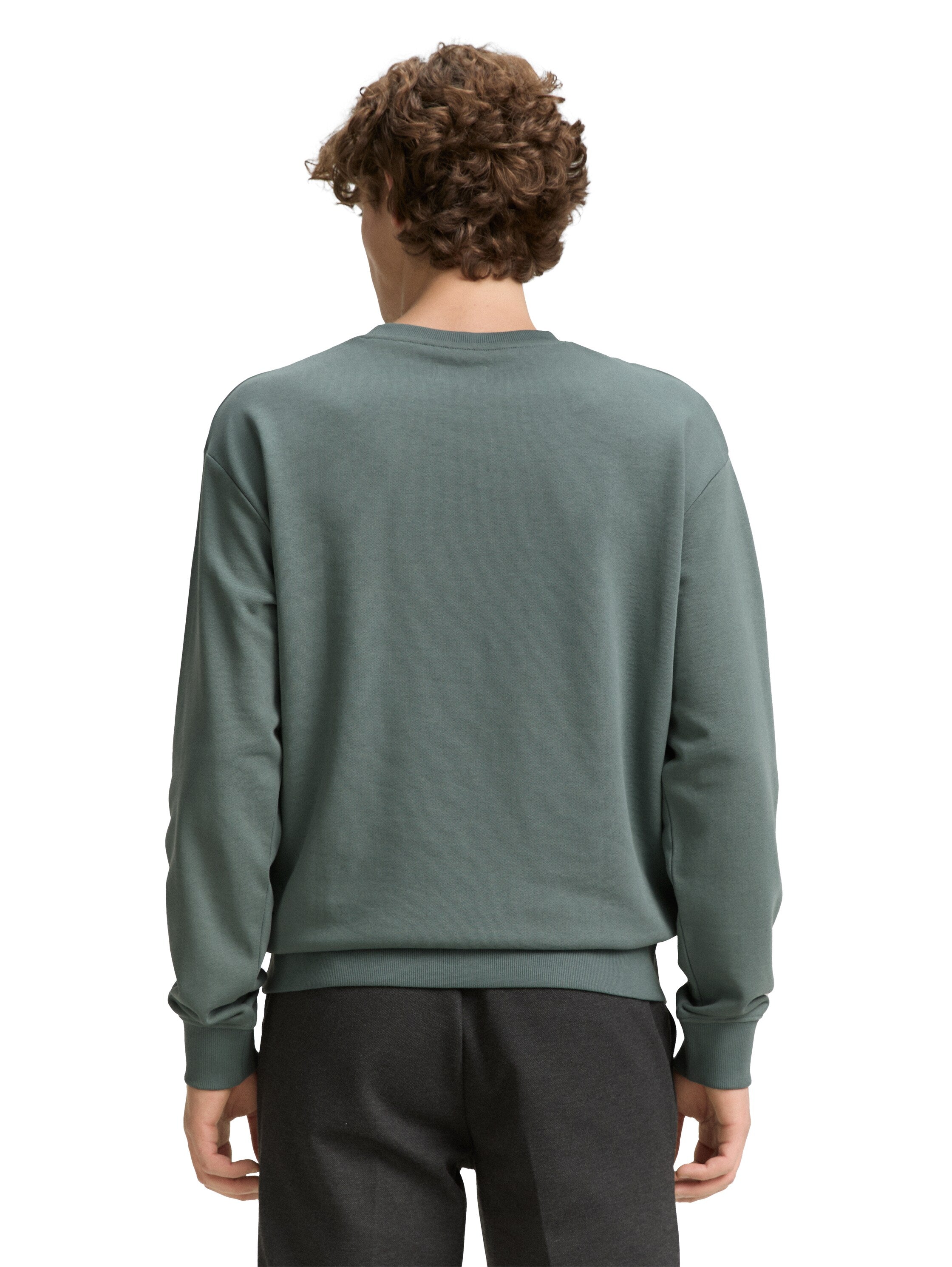 Tom Tailor Mint Grey Cotton Sweater