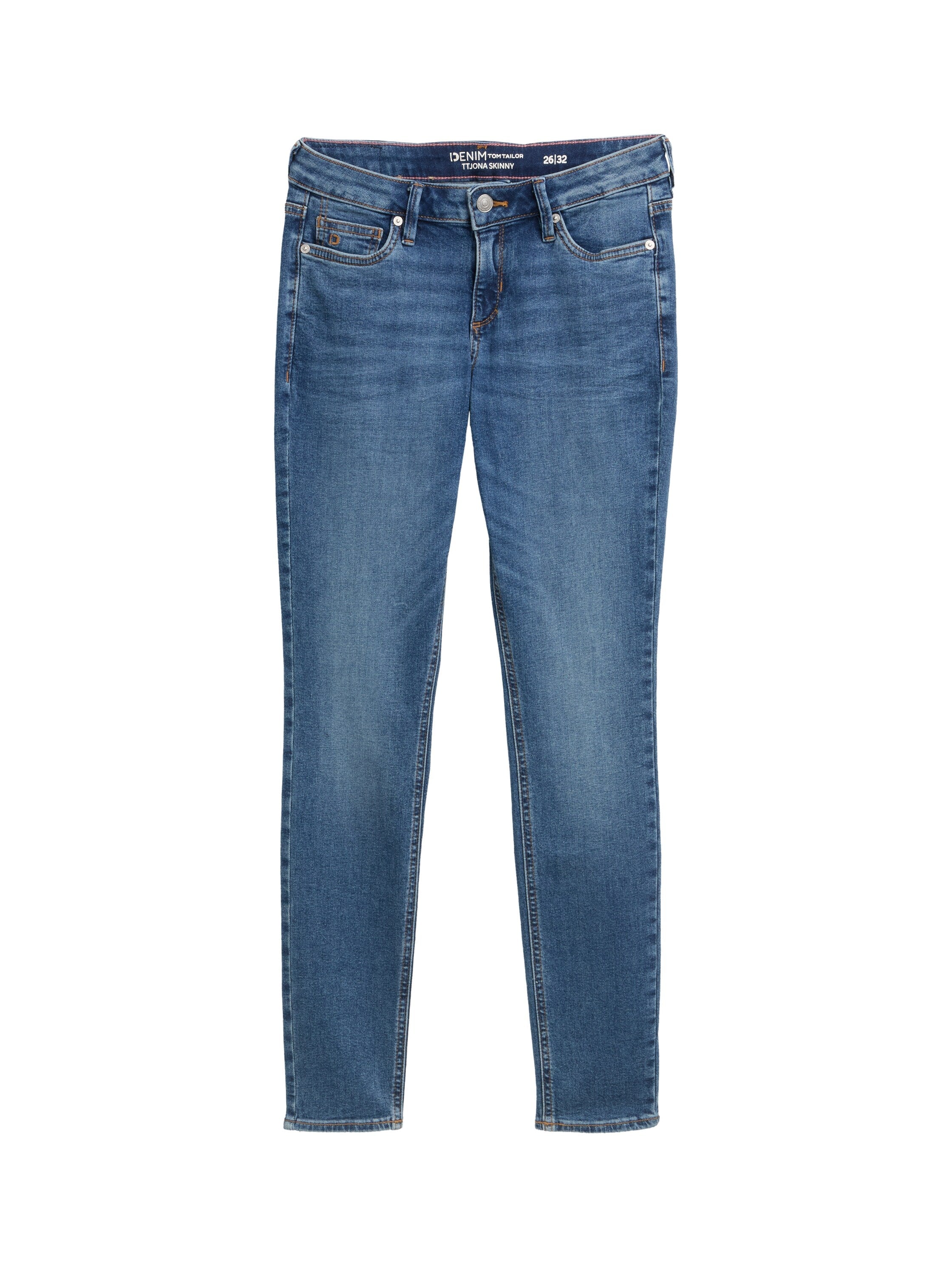 Tom Tailor Mid Stone Blue Denim Skinny Jeans