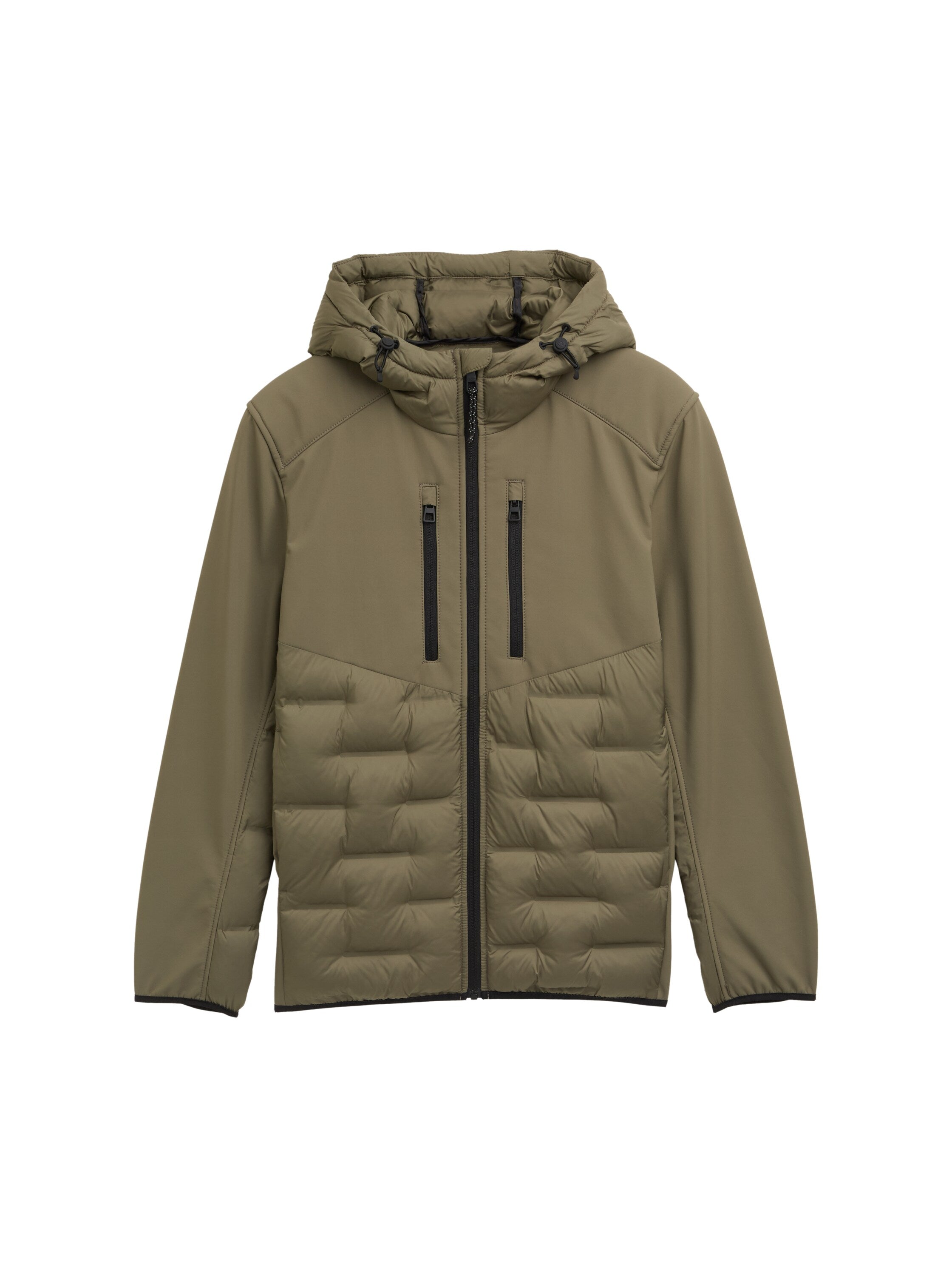 Tom Tailor Khaki Regular Fit Waterproof Jacket