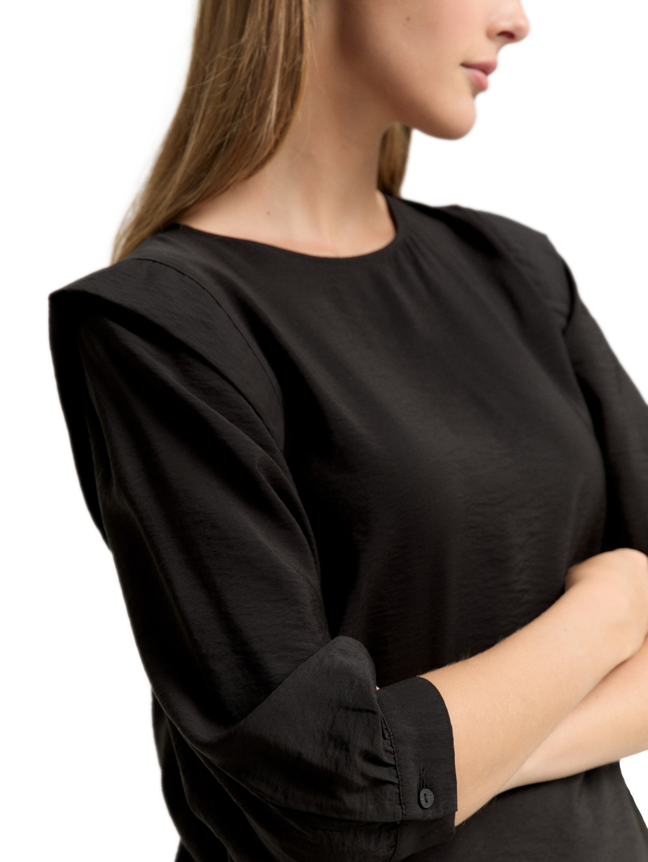 Tom Tailor Deep Black Loose Fit Blouse