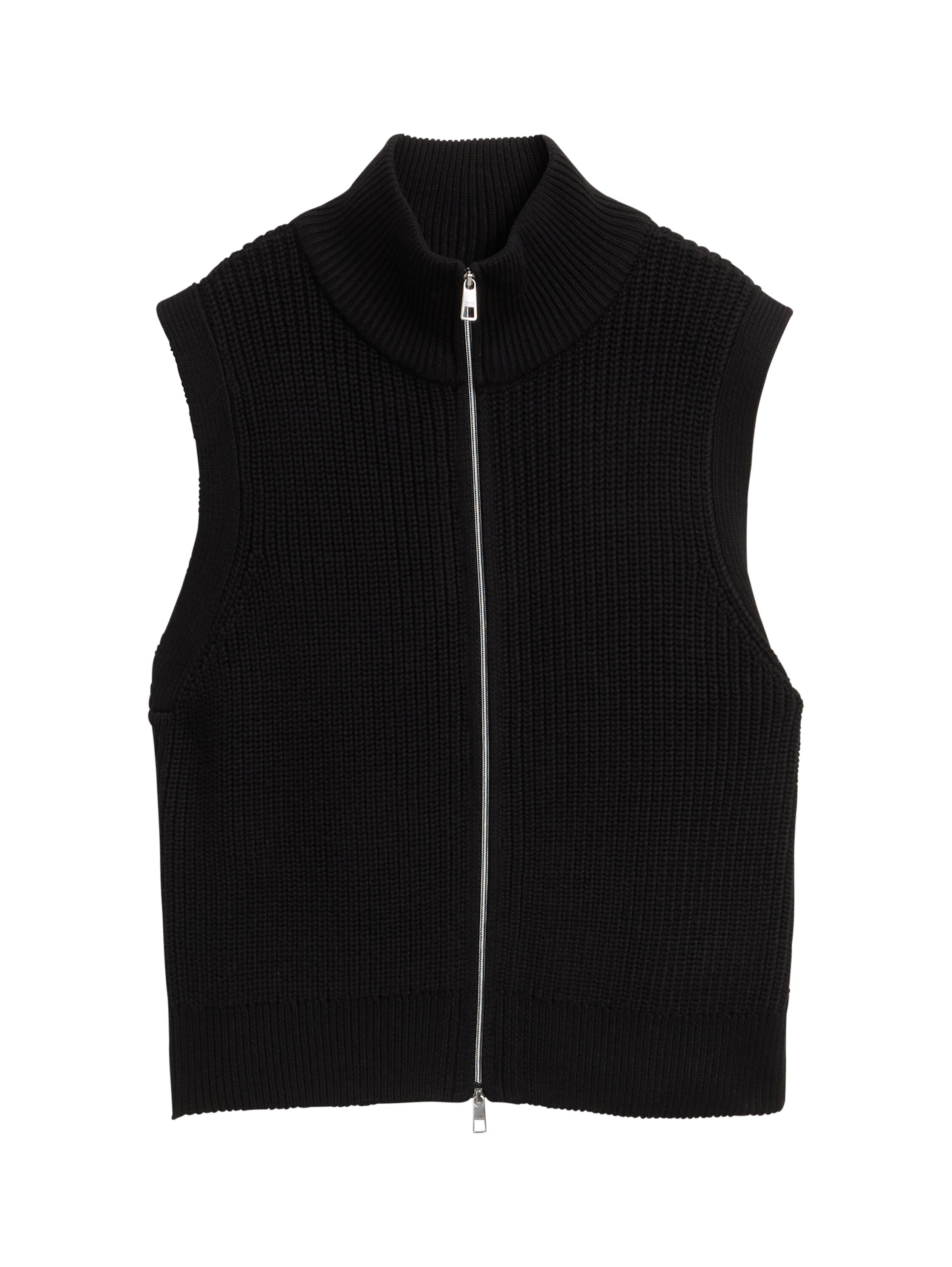 Tom Tailor Navy Vest With Full Zipper