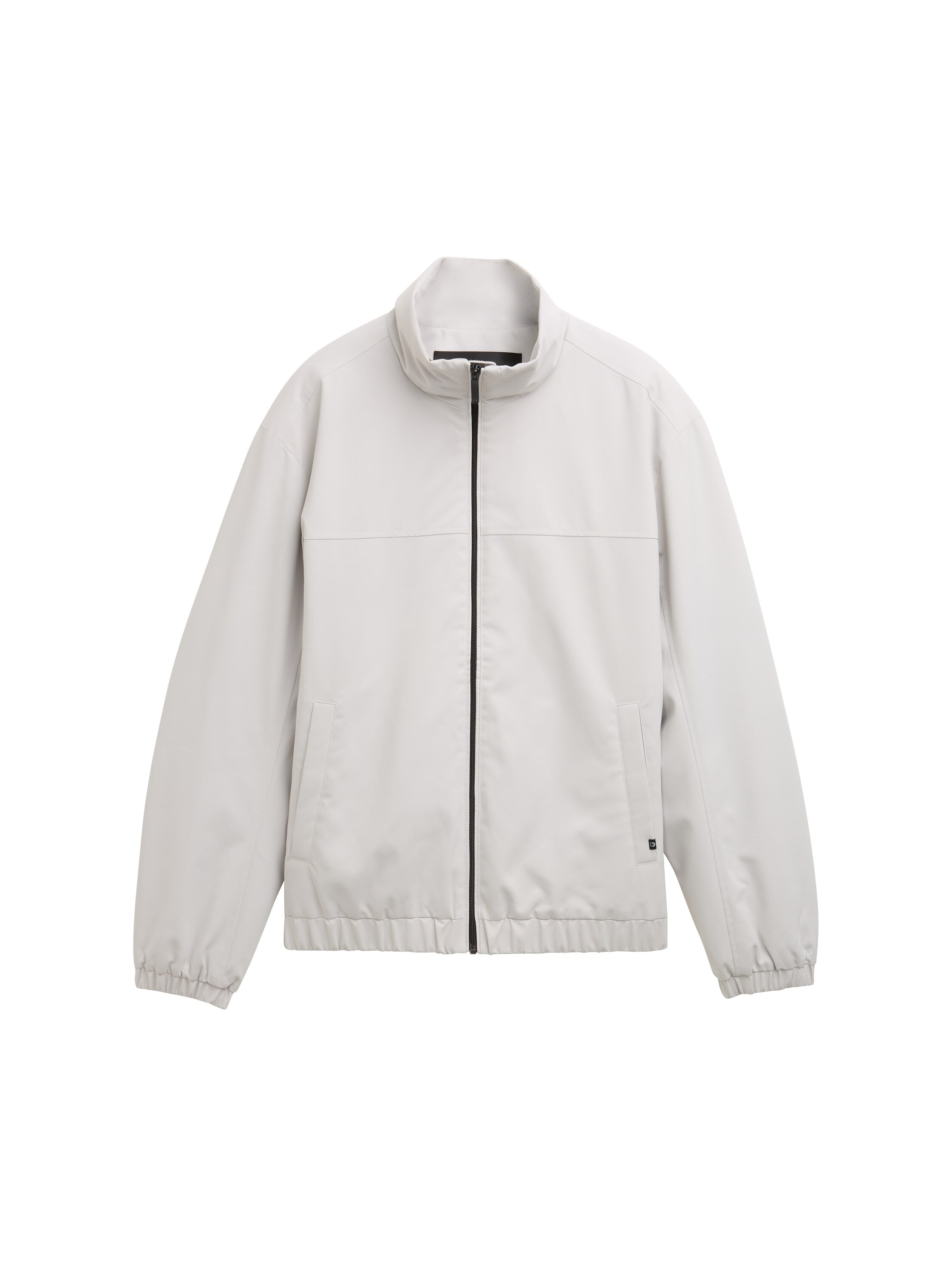 Tom Tailor Off White Jacket With Stand-Up Collar
