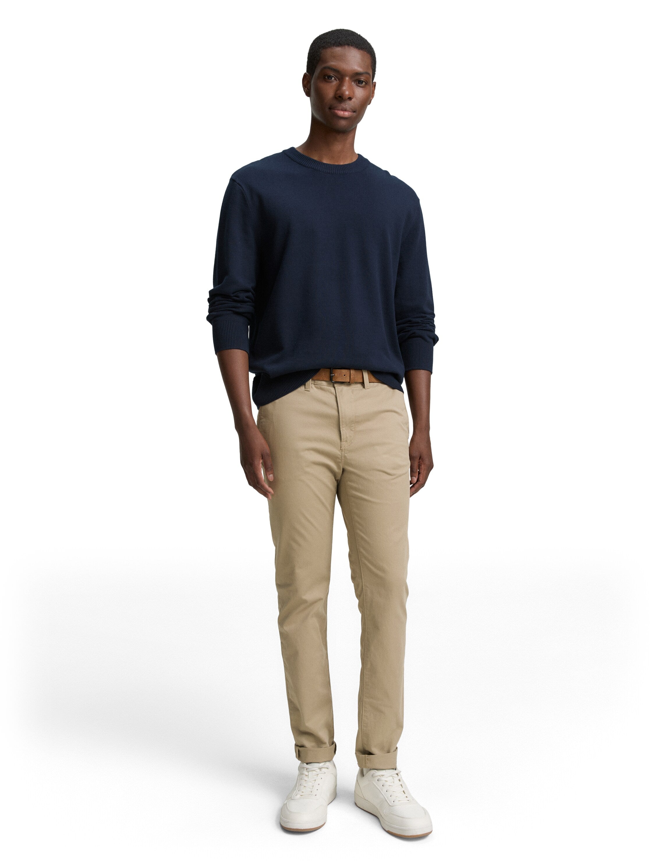 Tom Tailor Slim Beige Chino With Belt