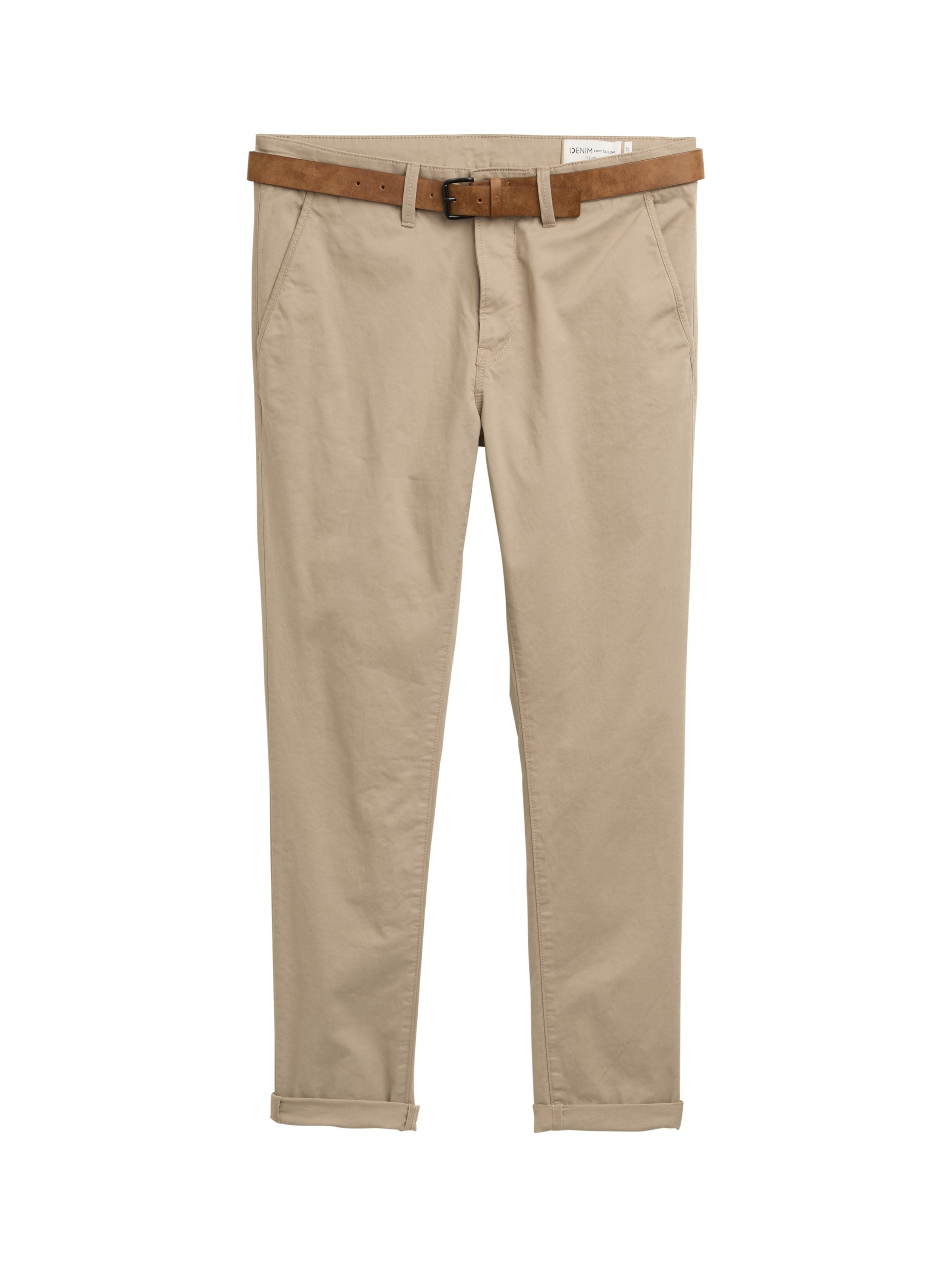 Tom Tailor Slim Beige Chino With Belt