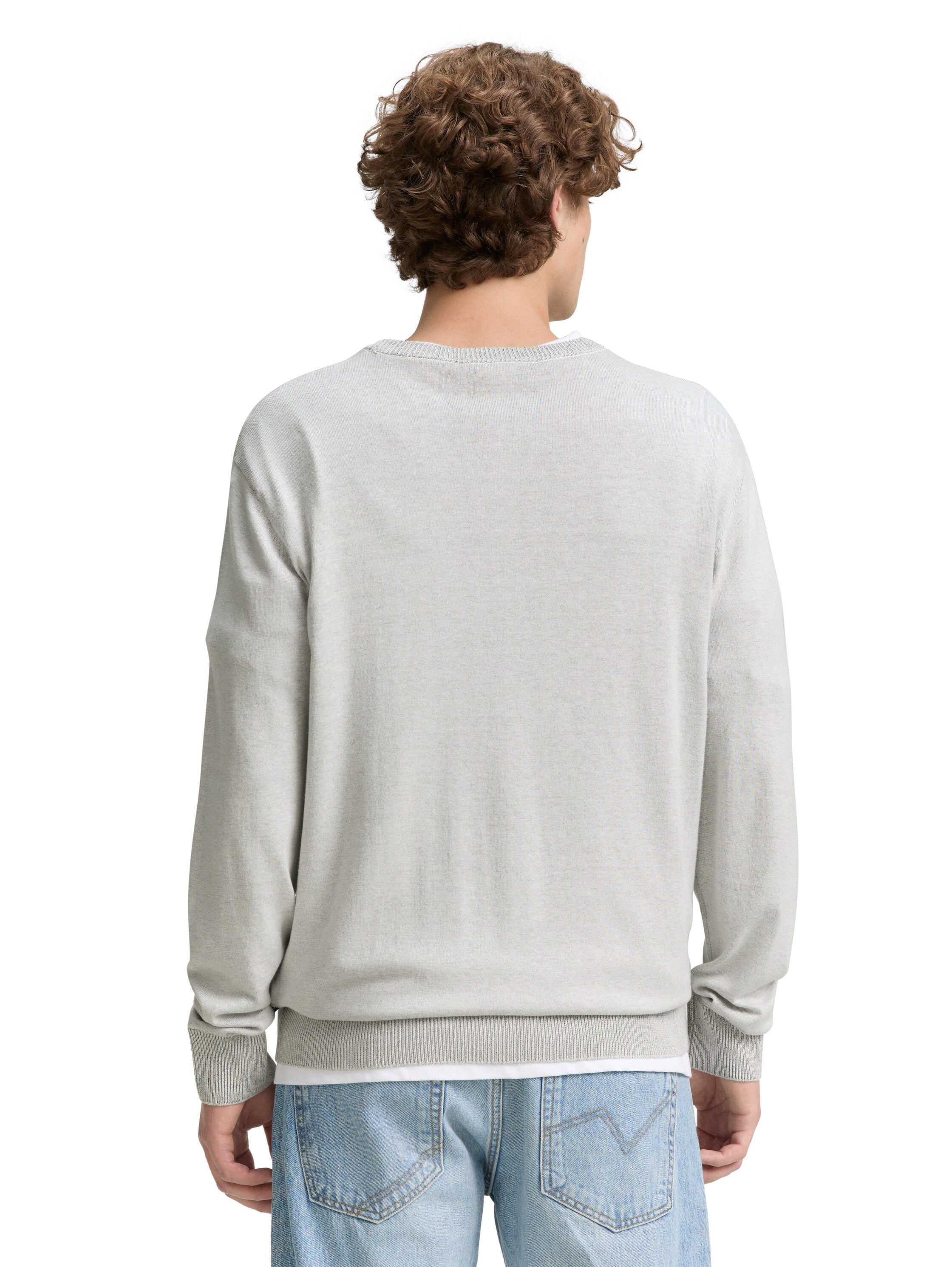 Tom Tailor Grey Sweater Round Neck