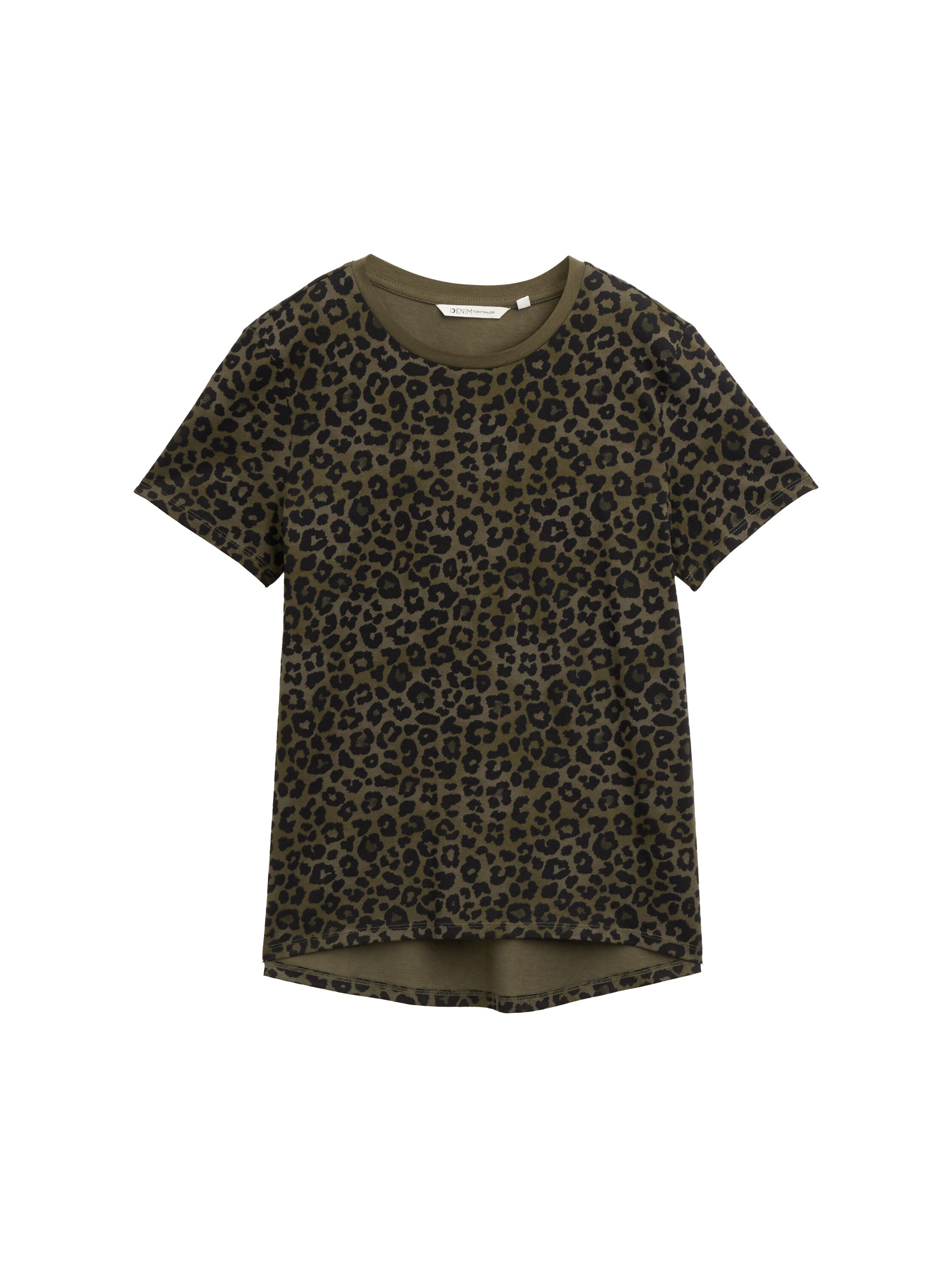 Tom Tailor Loose Fit Green Leo Print T-shirt