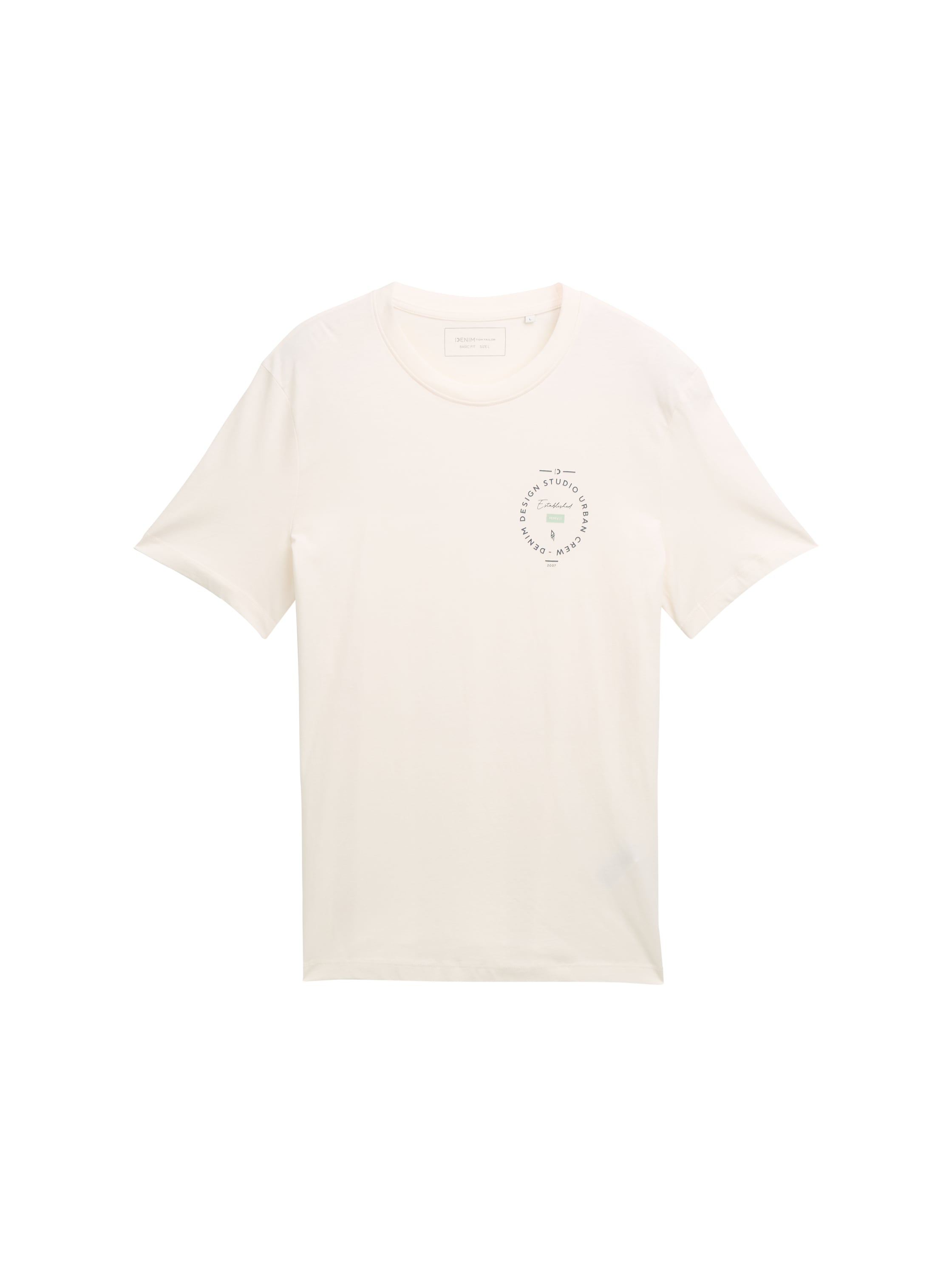 Tom Tailor Offwhite T-shirt with Print