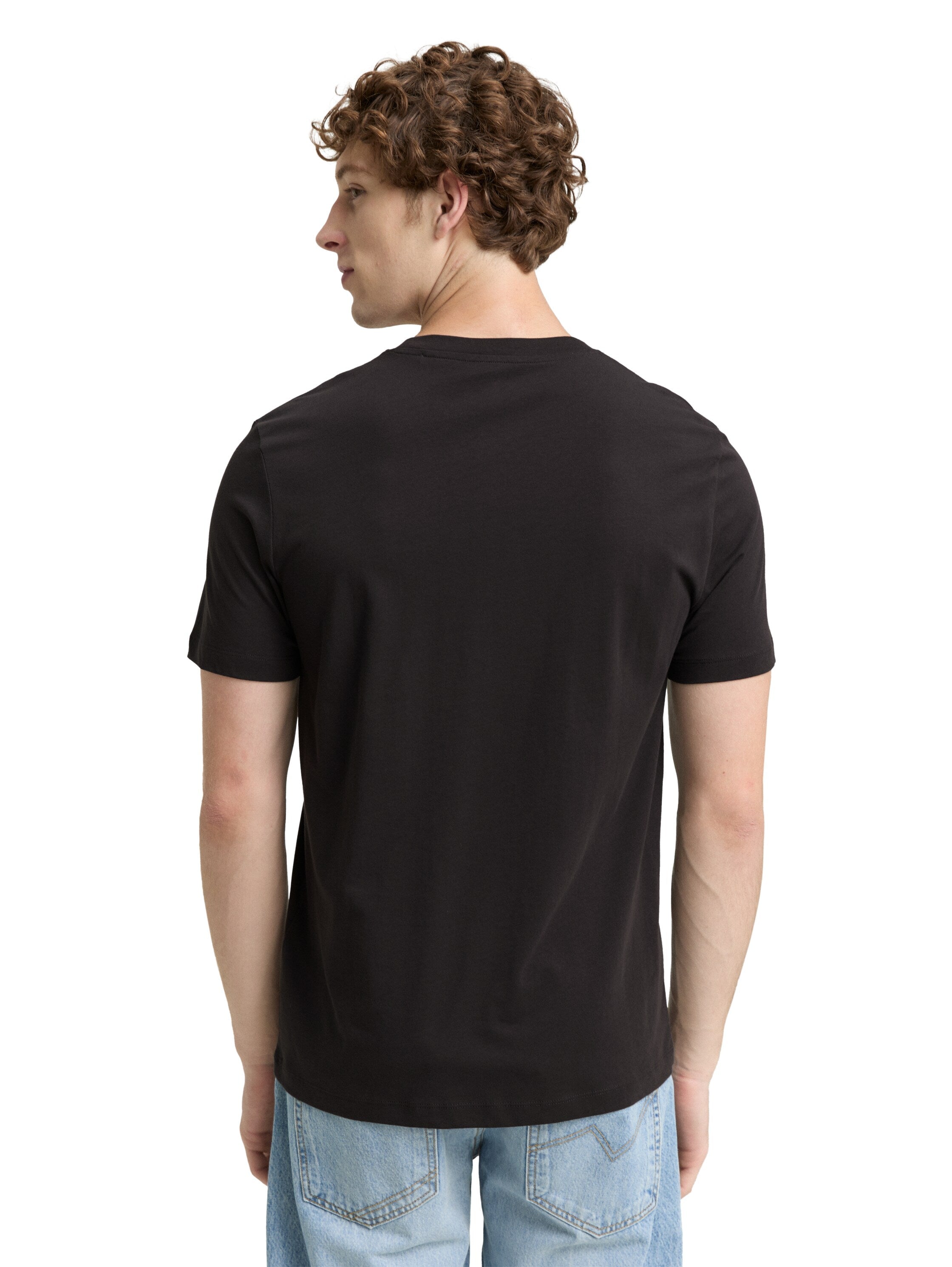 Tom Tailor Black T-shirt with Print