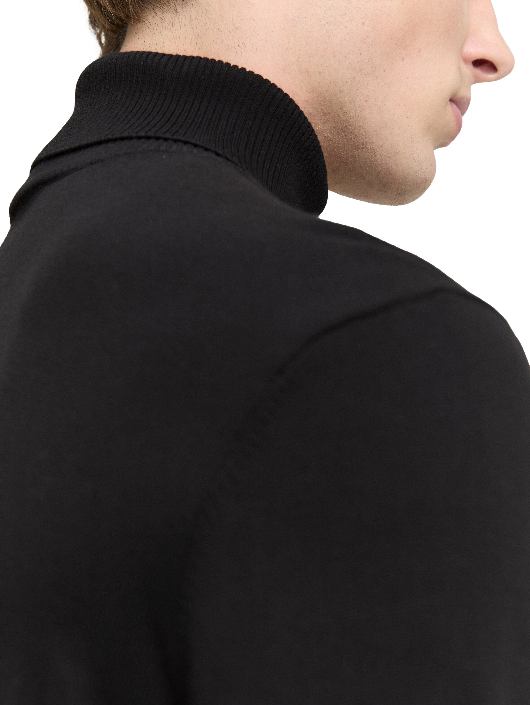 Tom Tailor High Neck Knitwear Black Pullover