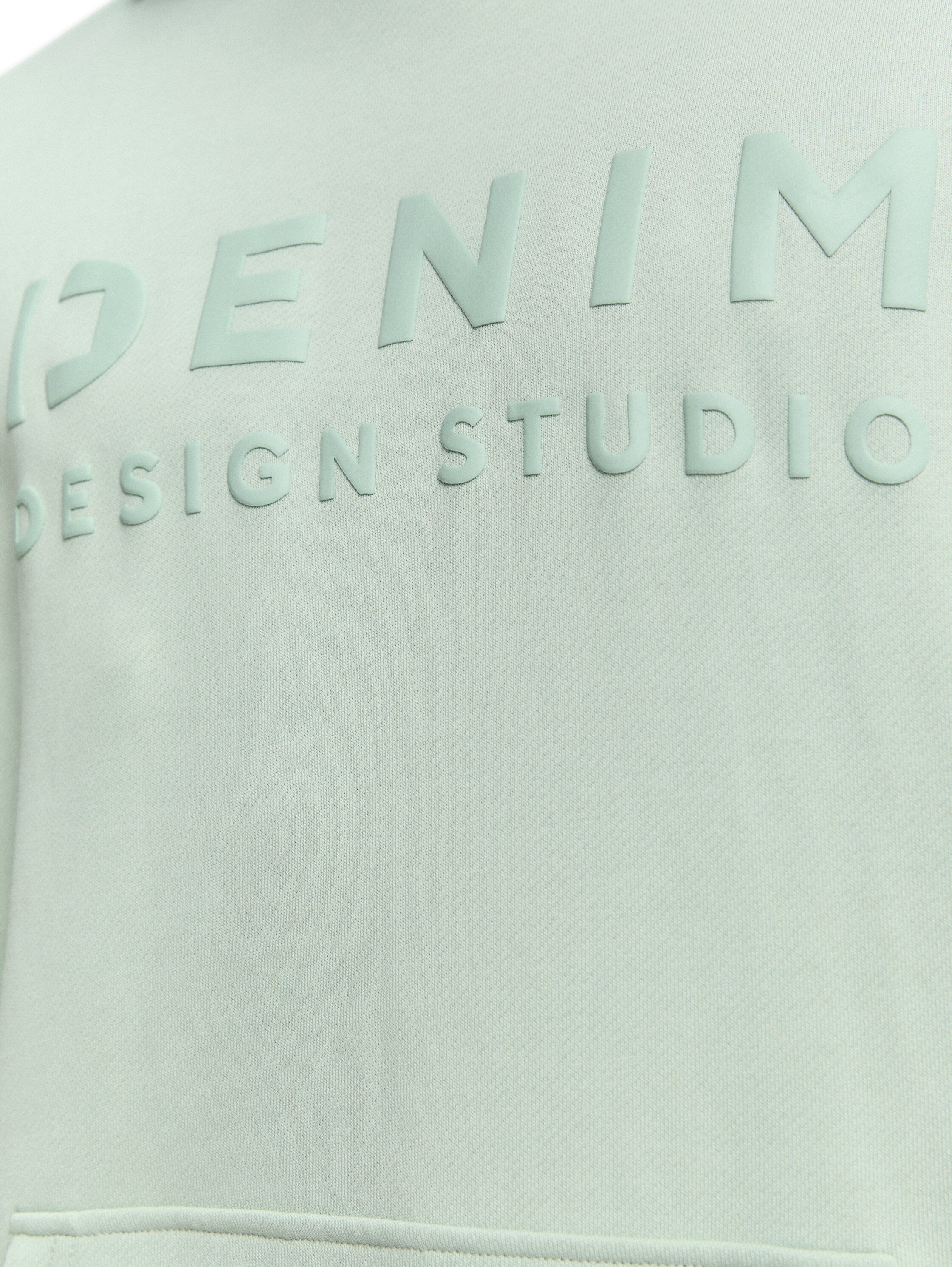 Tom Tailor Relaxed Fit Mint Hoodie Sweatshirt with Print