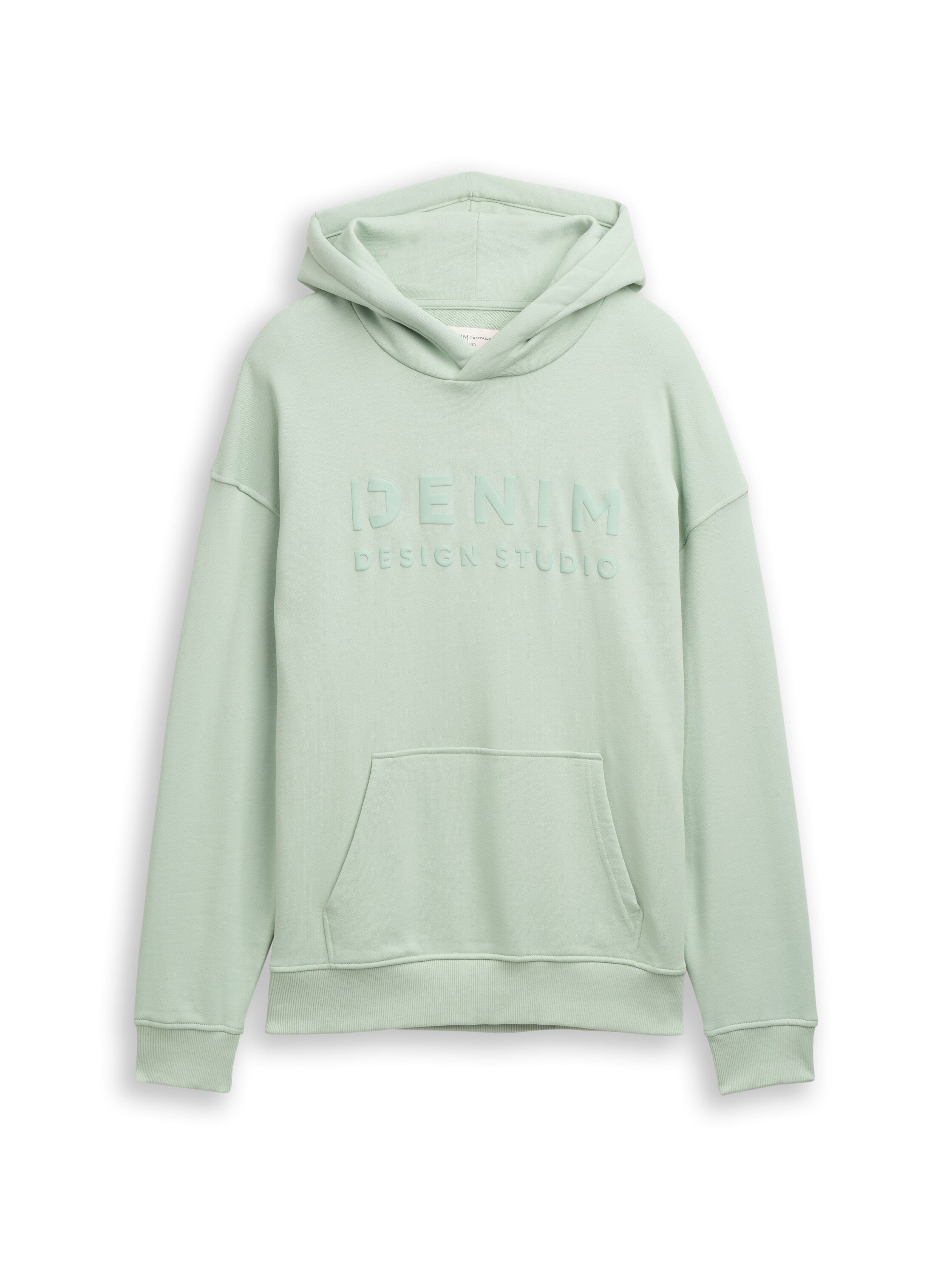 Tom Tailor Relaxed Fit Mint Hoodie Sweatshirt with Print