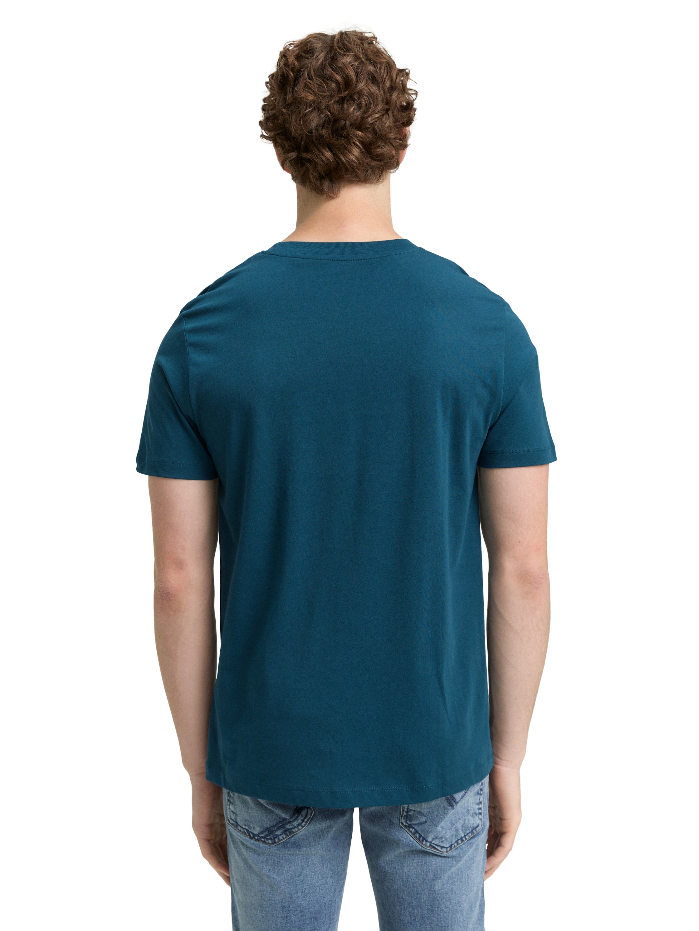 Tom Tailor Deep Green T-shirt with Print