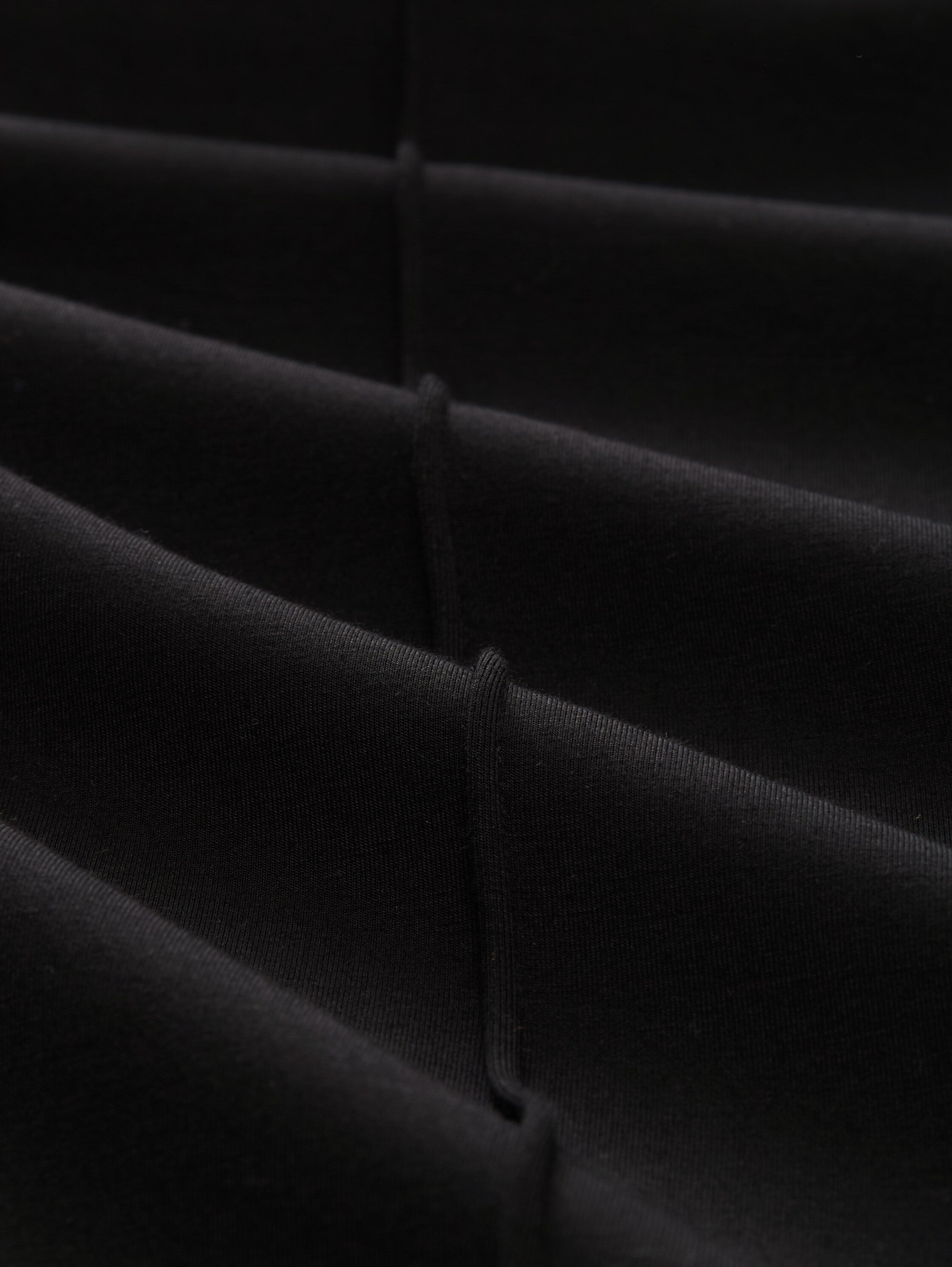 Tom Tailor Deep Black Straight Scuba Pant