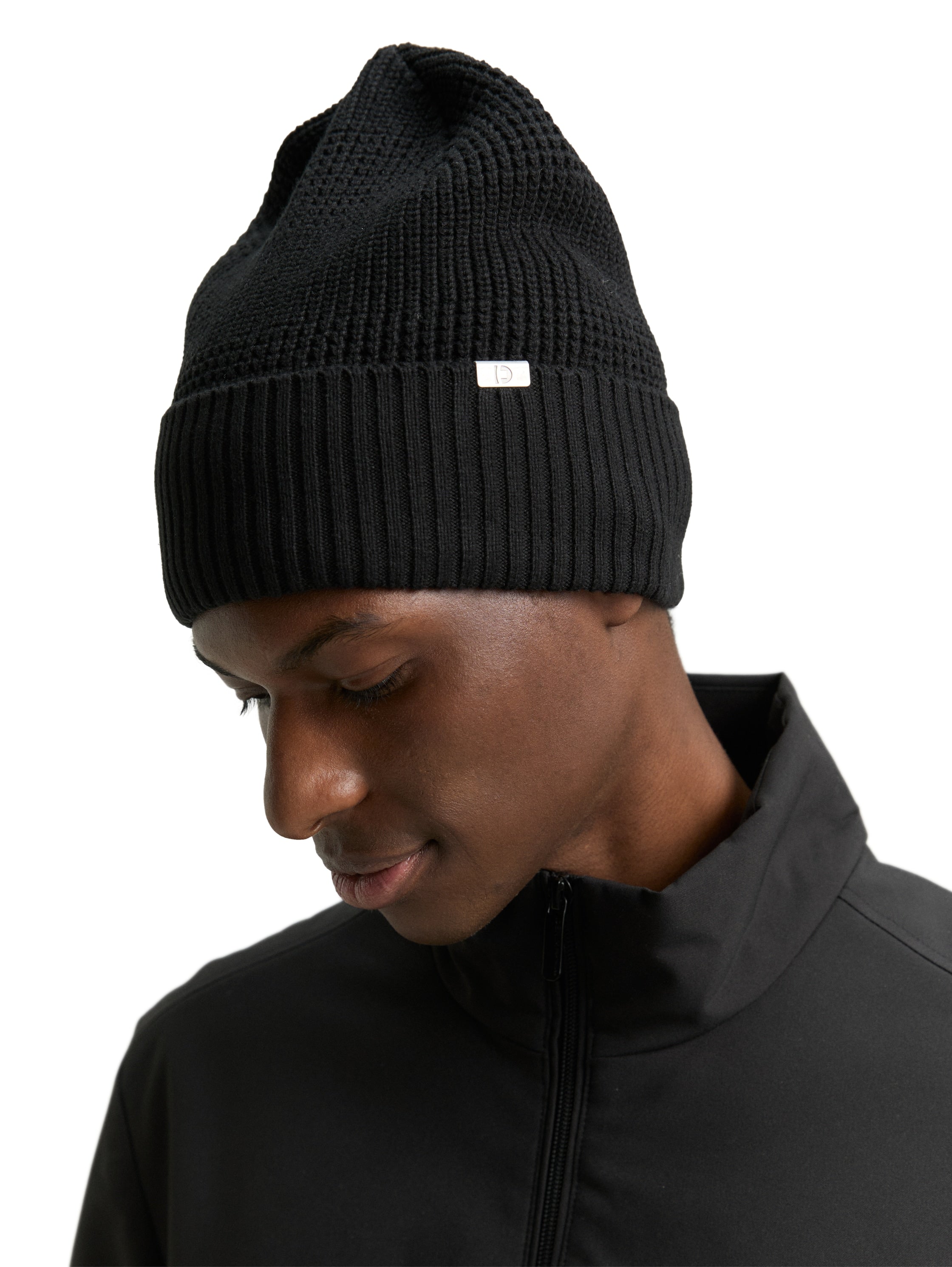 Tom Tailor Black Cotton Warm Stylish Hat