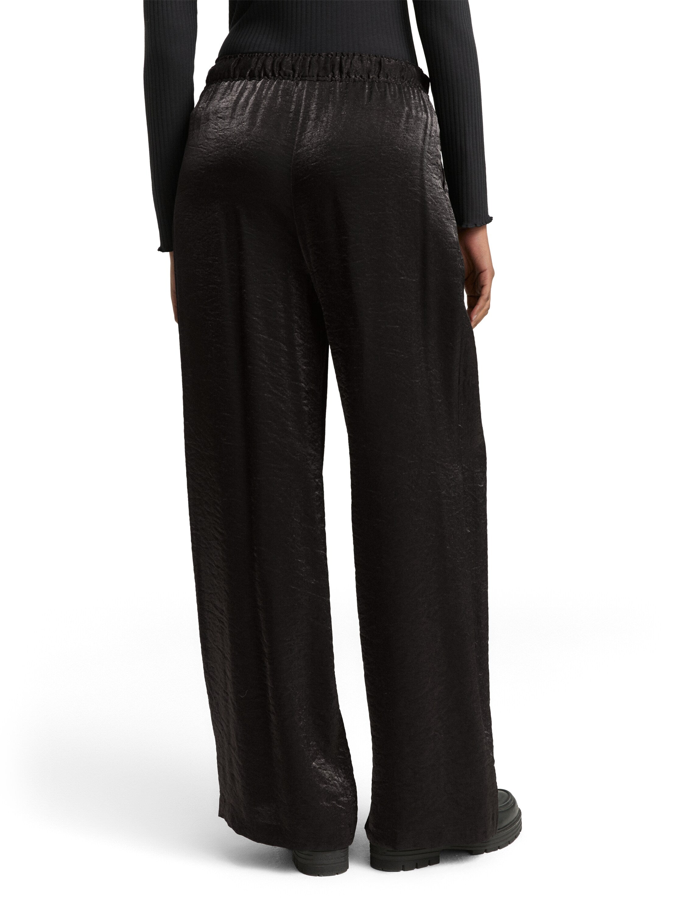 Tom Tailor Black Wide Leg Pants