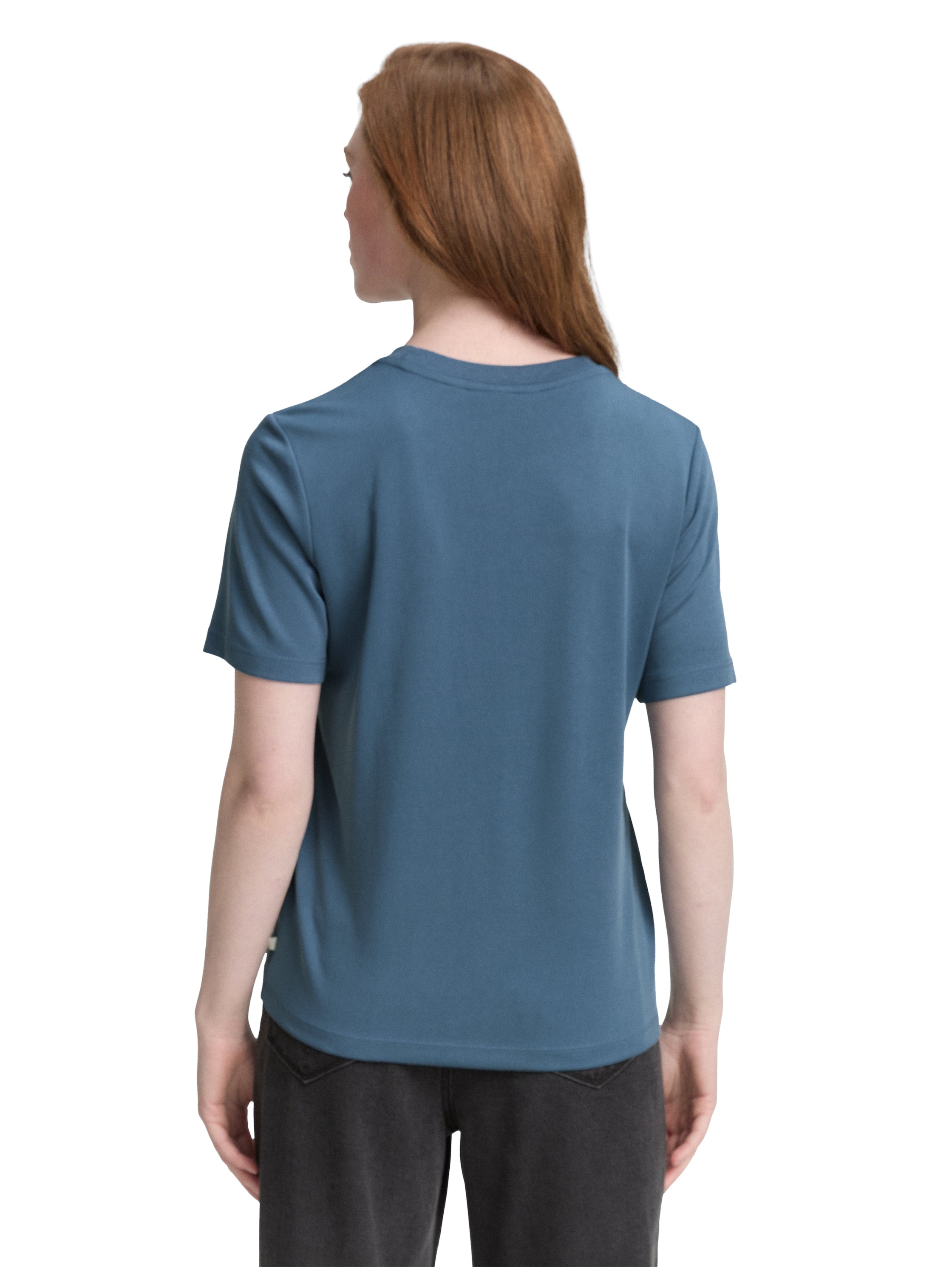 Tom Tailor Basic Loose Fit Dusty Blue T-shirt