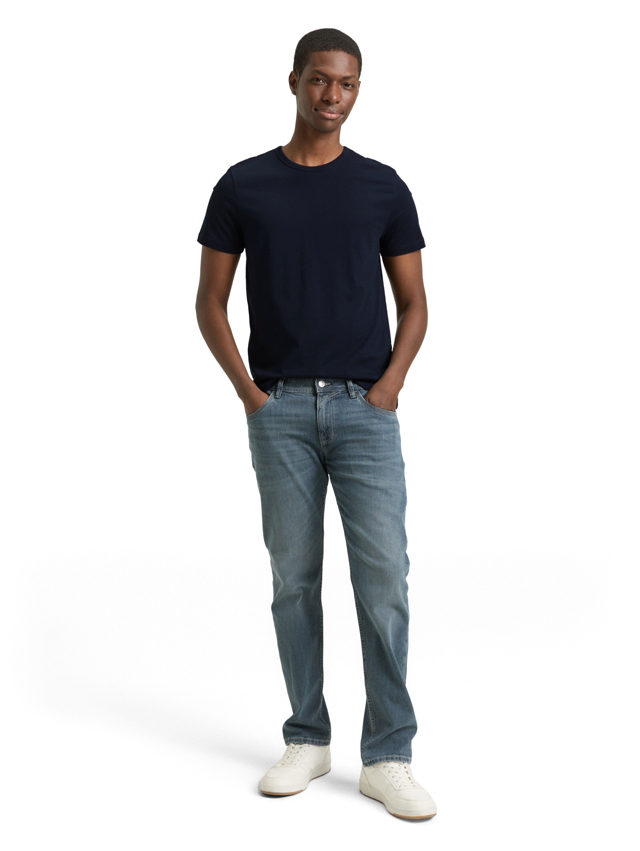 Tom Tailor Navy Cotton T-Shirt
