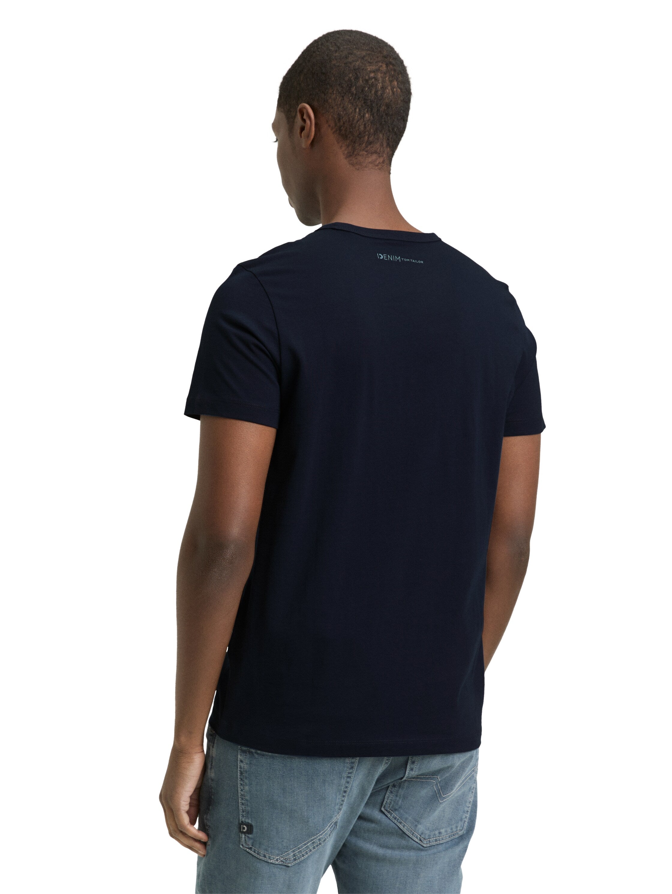 Tom Tailor Navy Cotton T-Shirt