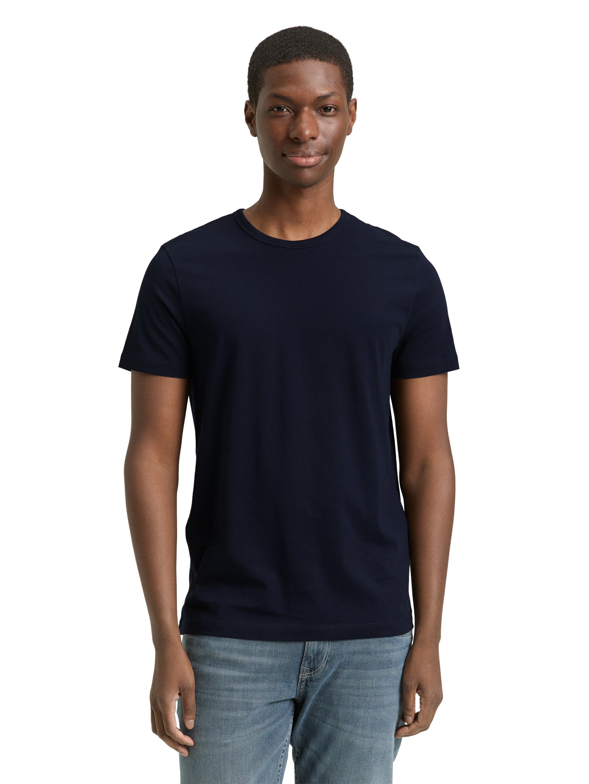 Tom Tailor Navy Cotton T-Shirt