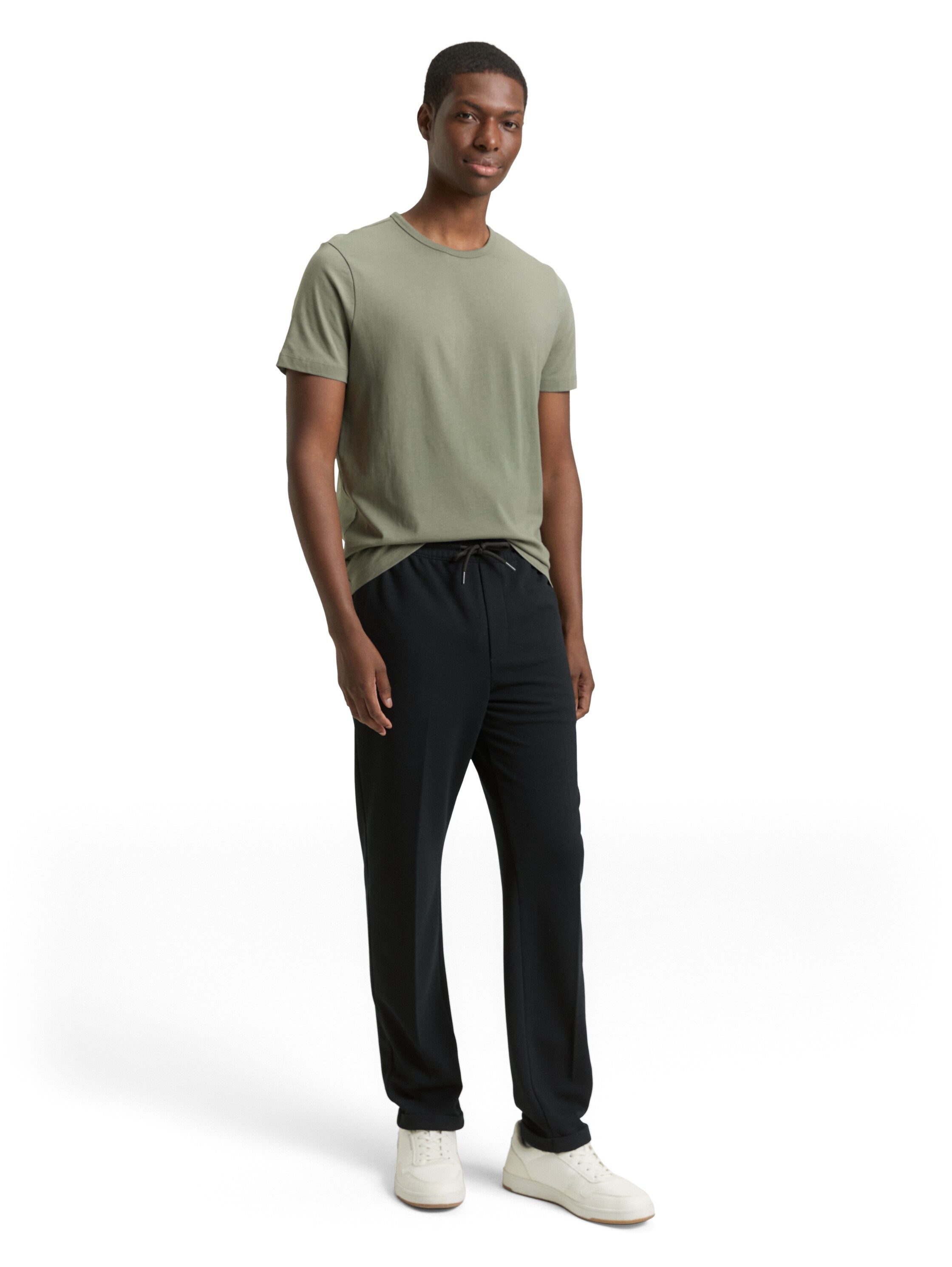 Tom Tailor Olive Cotton T-Shirt