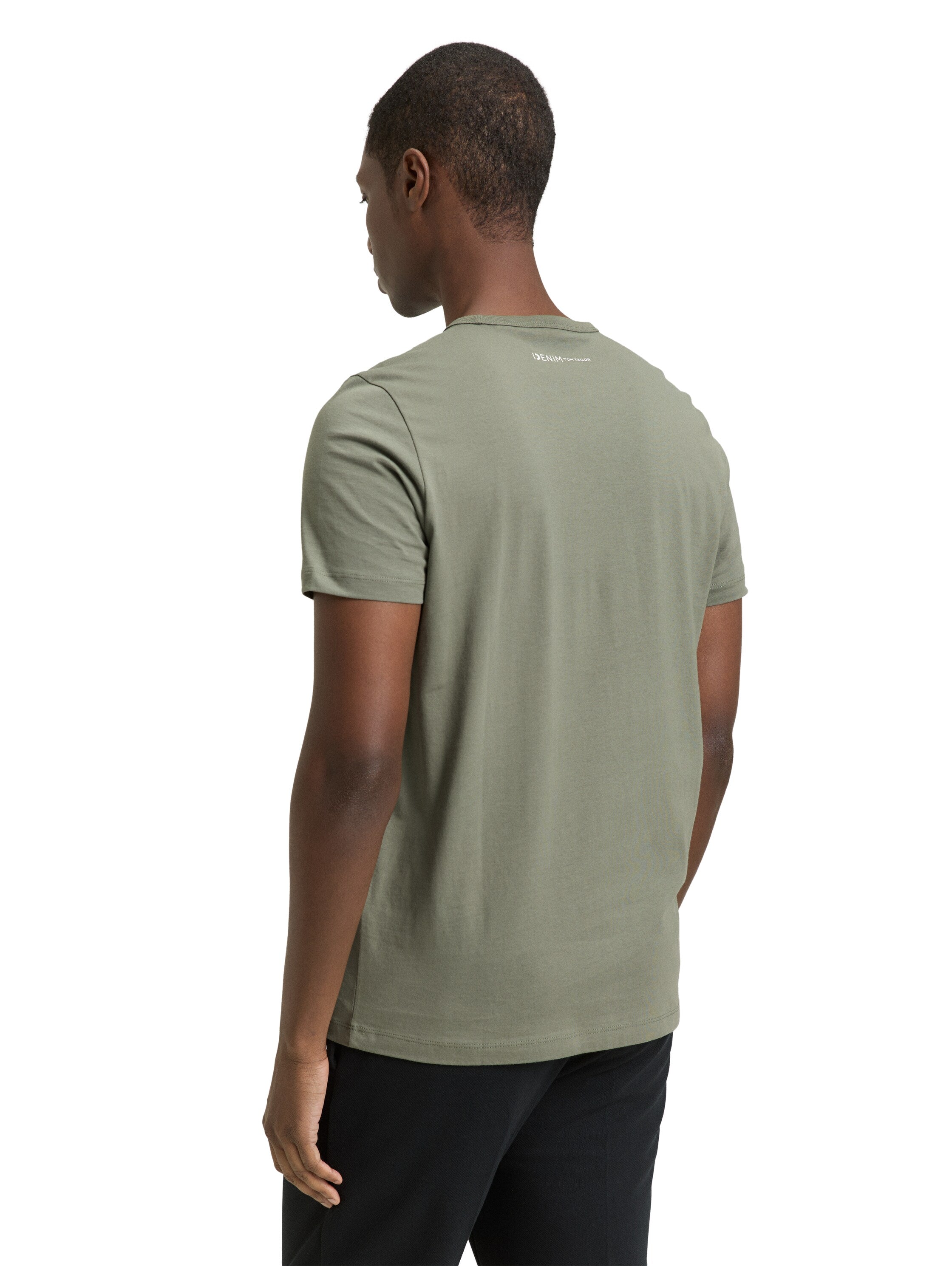 Tom Tailor Olive Cotton T-Shirt