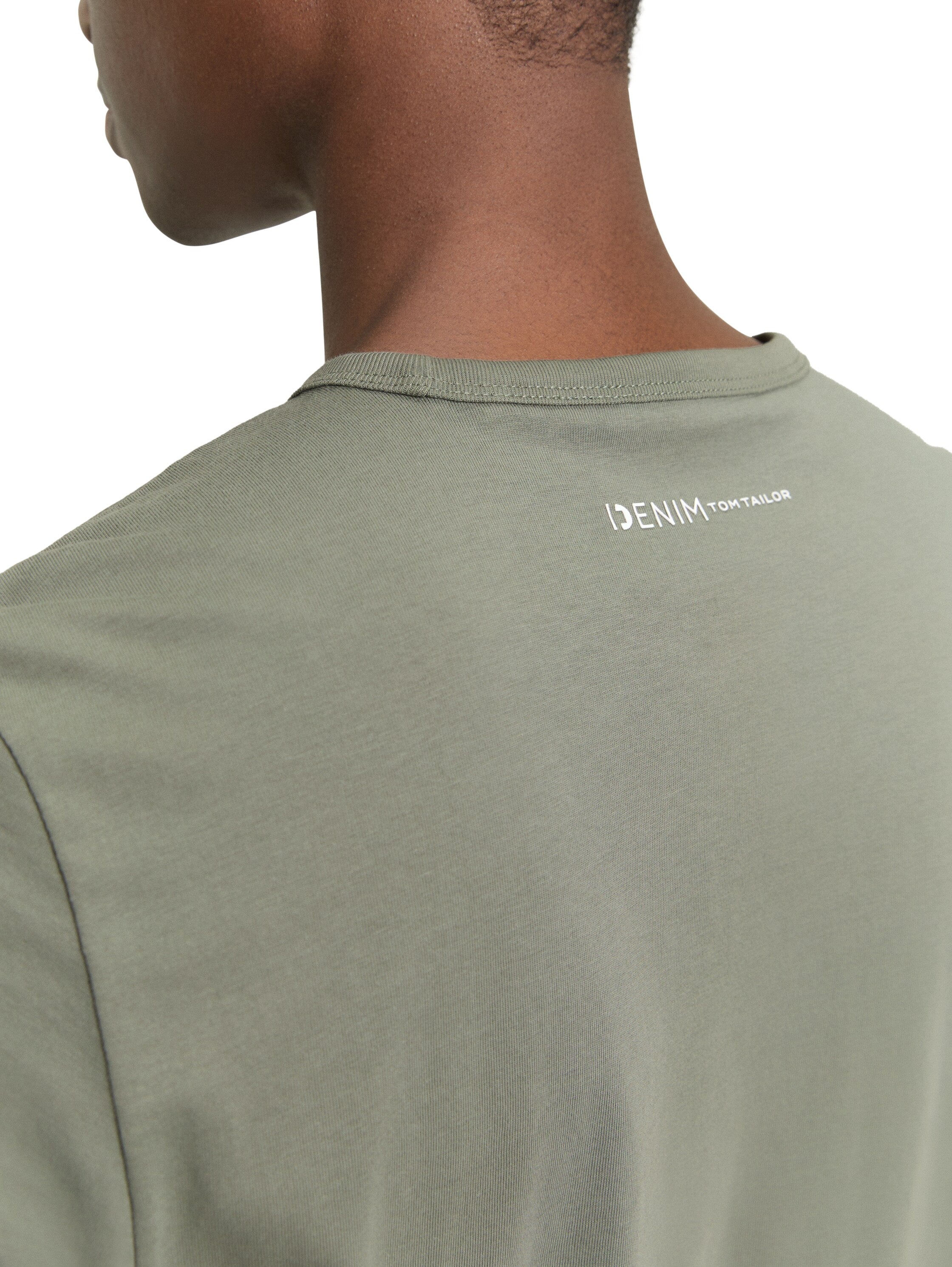 Tom Tailor Olive Cotton T-Shirt