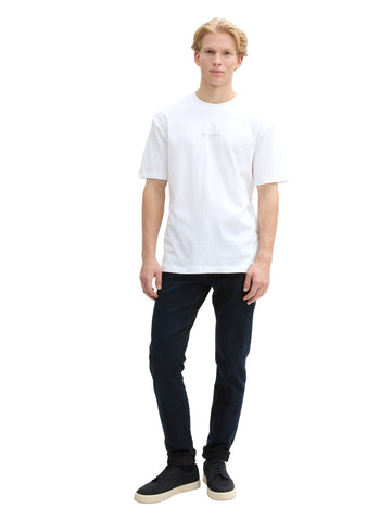 Tom Tailor Relaxed Fit Cotton White T-shirt