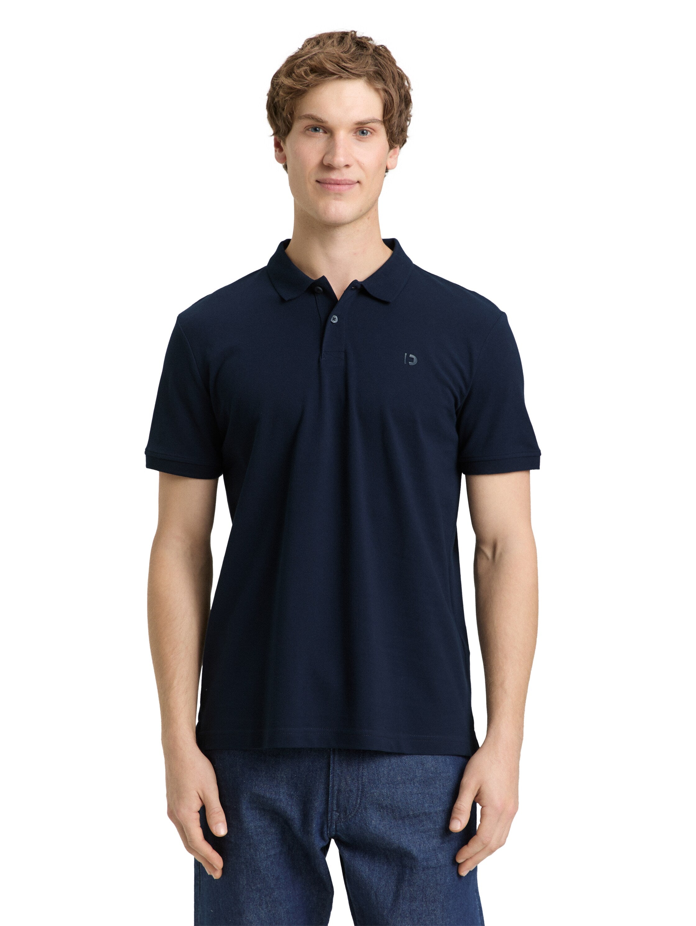 Tom Tailor Navy Cotton Polo