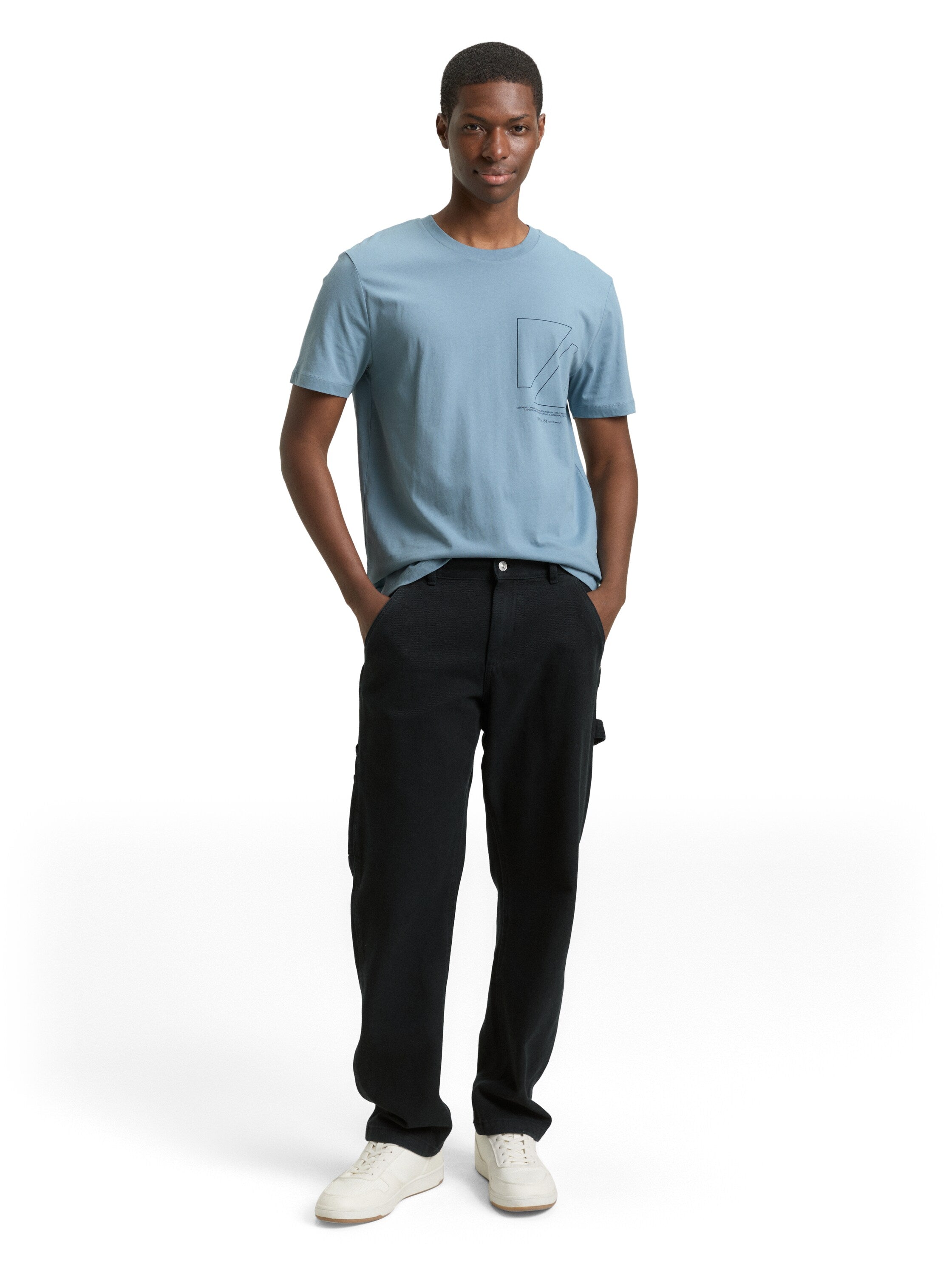 Tom Tailor Blue Short Sleeved T-Shirt