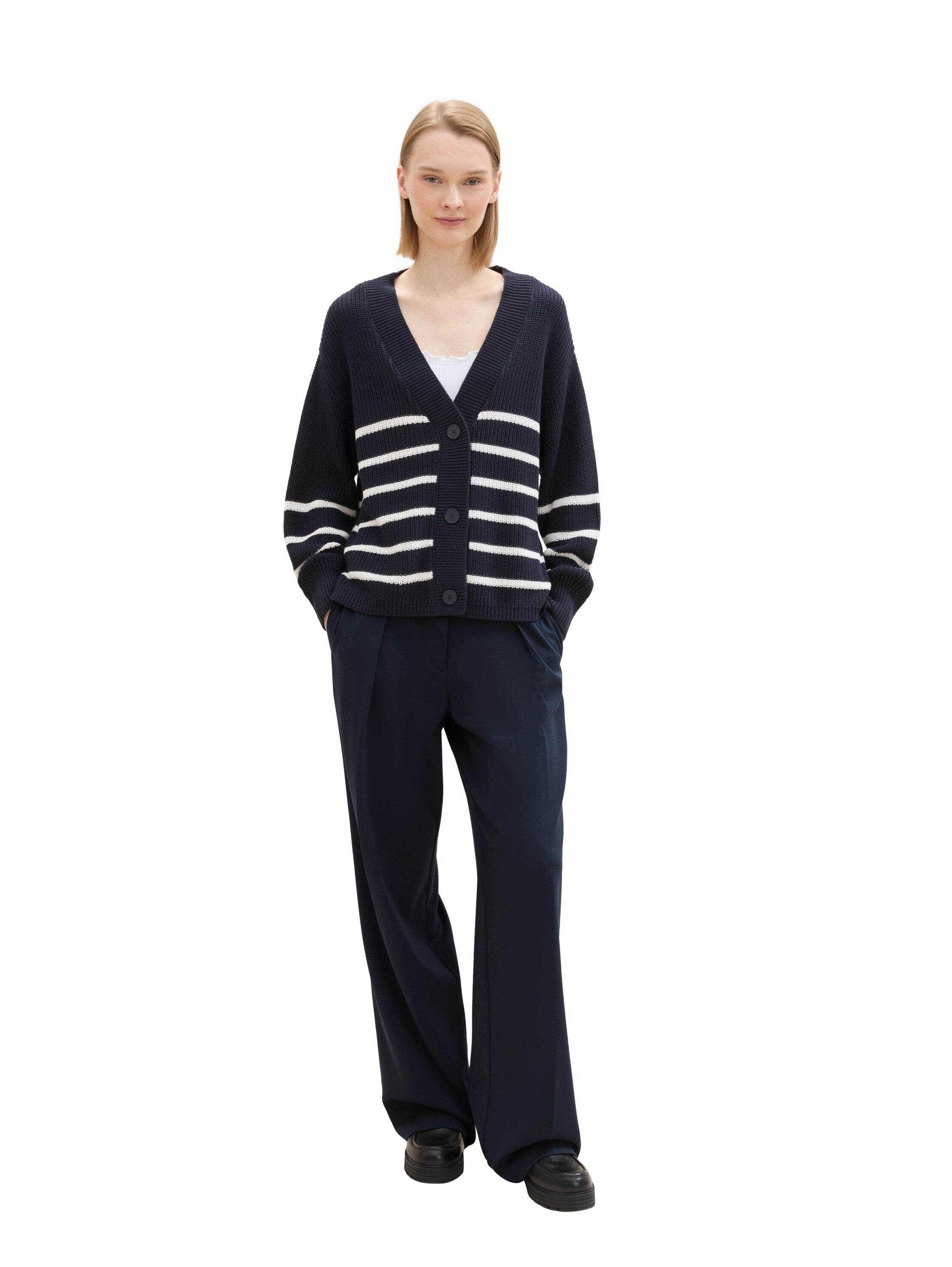Tom Tailor V-Neck Navy Cardigan