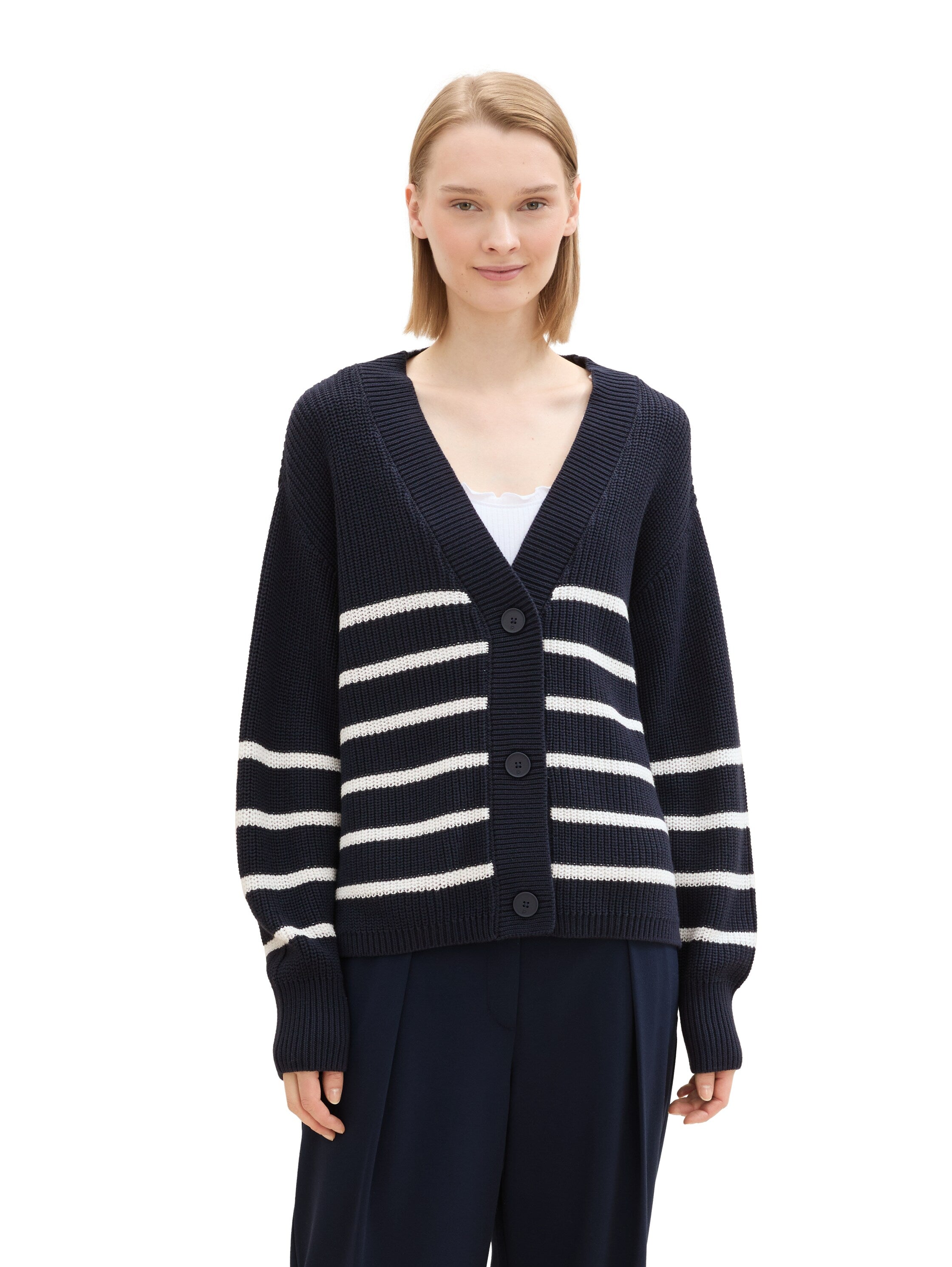 Tom Tailor V-Neck Navy Cardigan