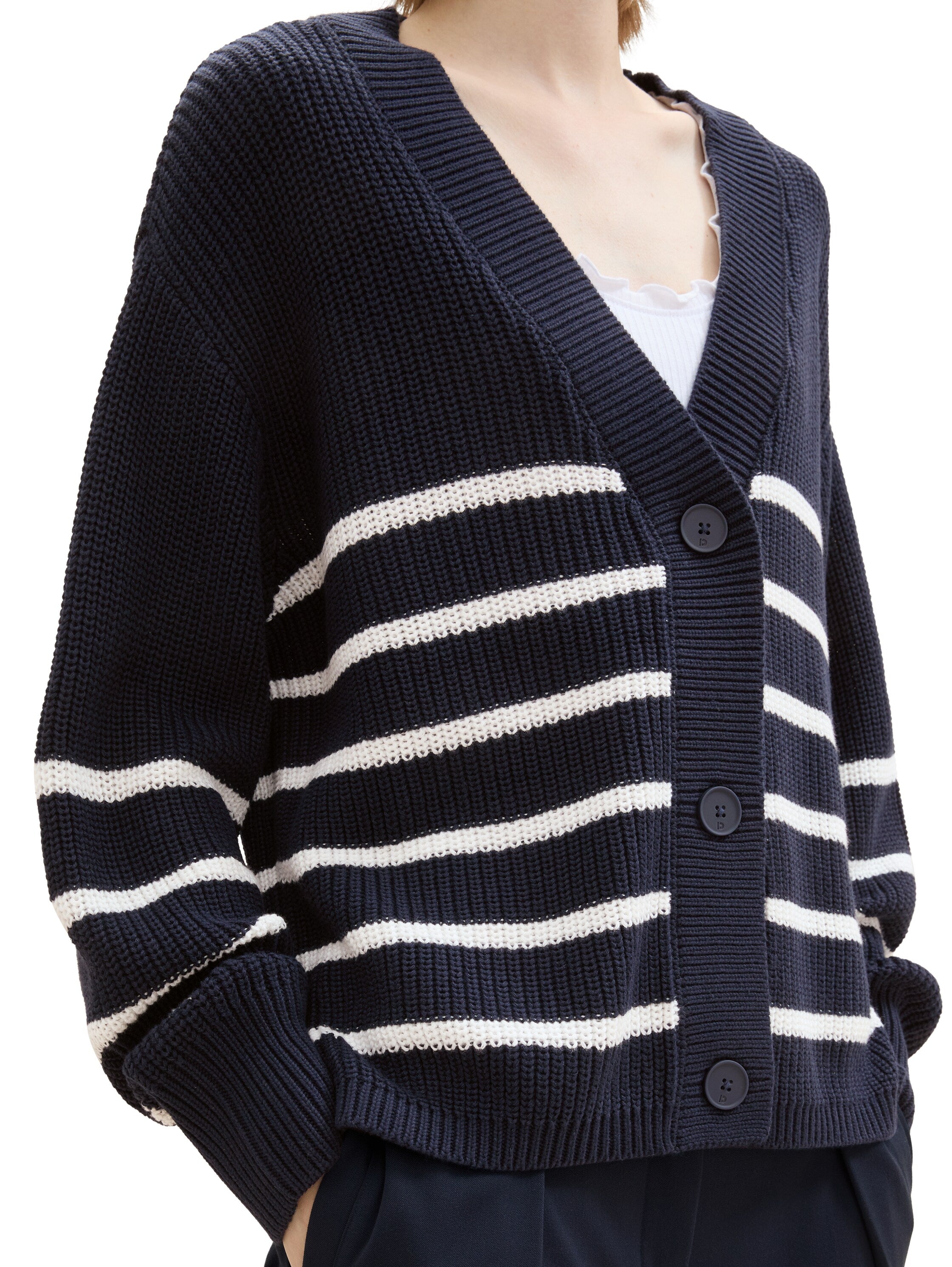 Tom Tailor V-Neck Navy Cardigan