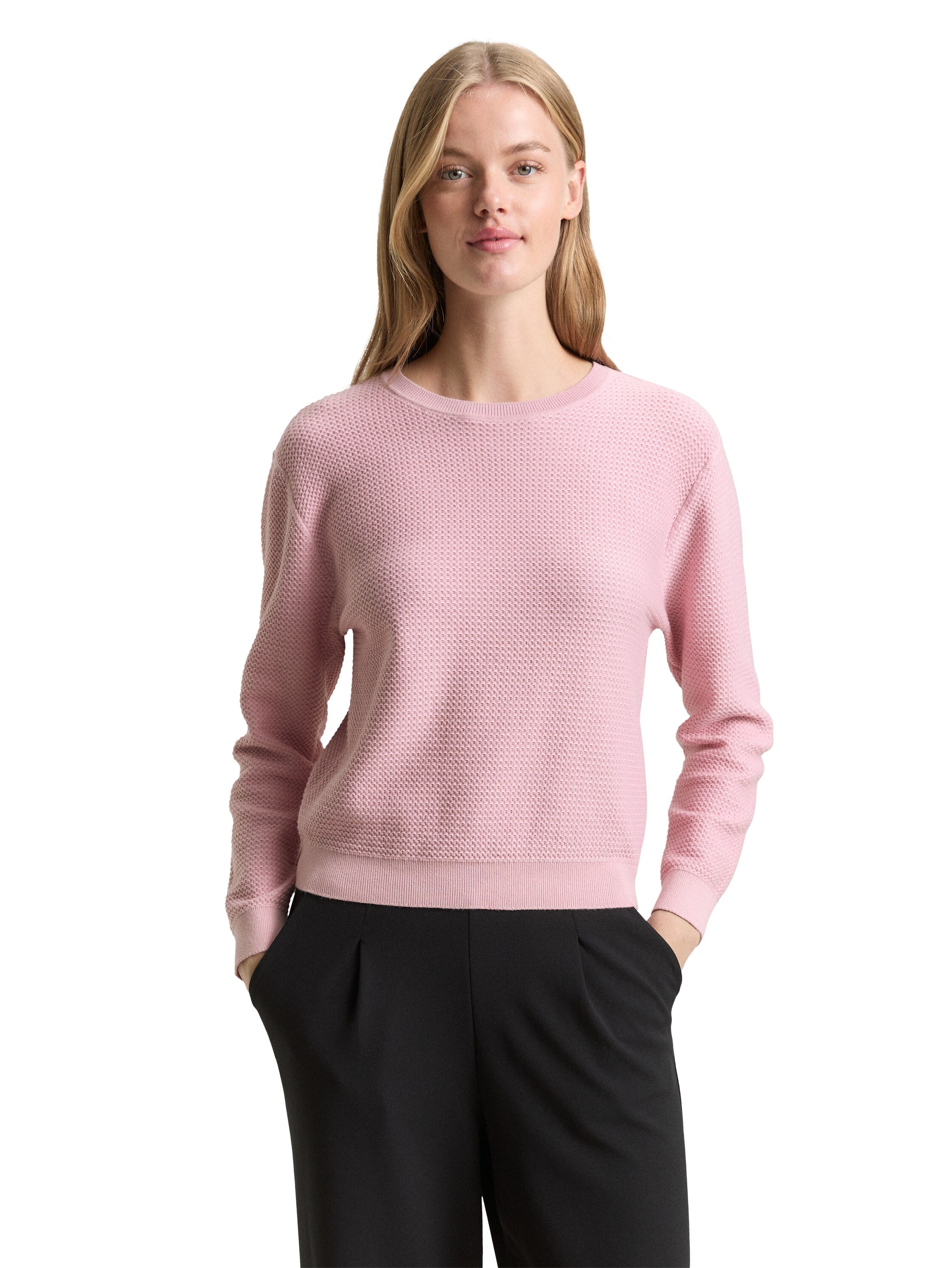 Tom Tailor Pink Simple Sweater