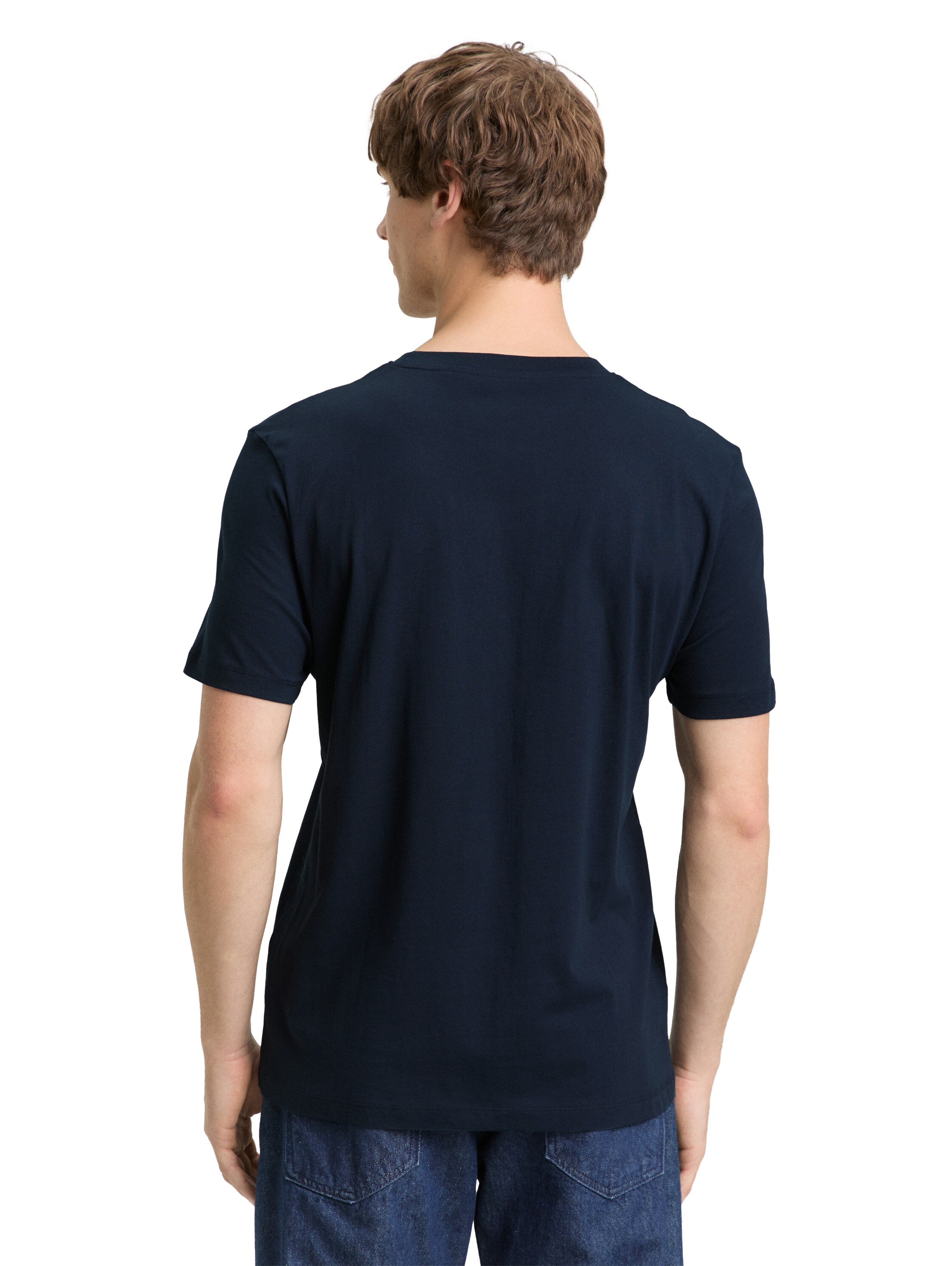 Tom Tailor Navy T-Shirt With Front Design