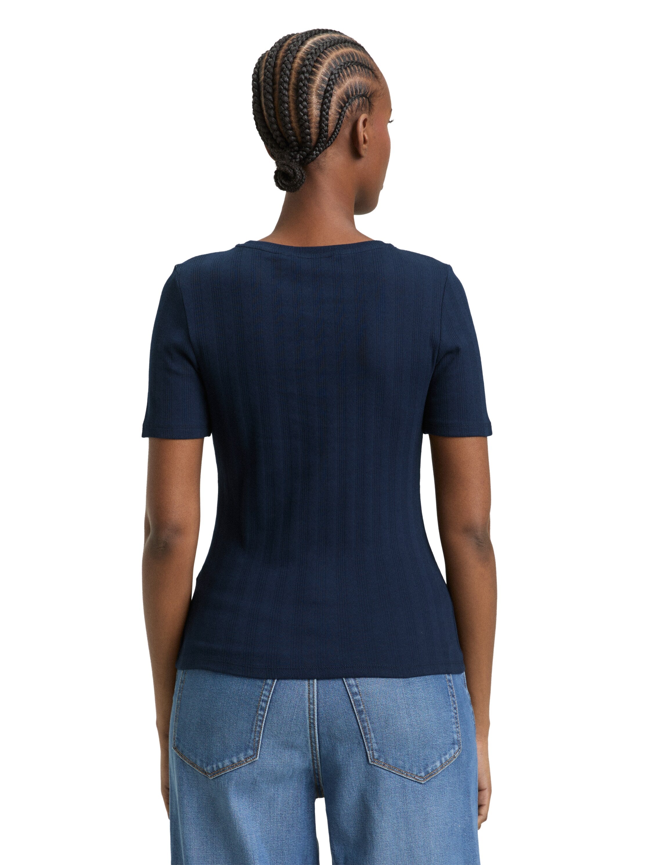 Tom Tailor Navy Slim Fit T-Shirt