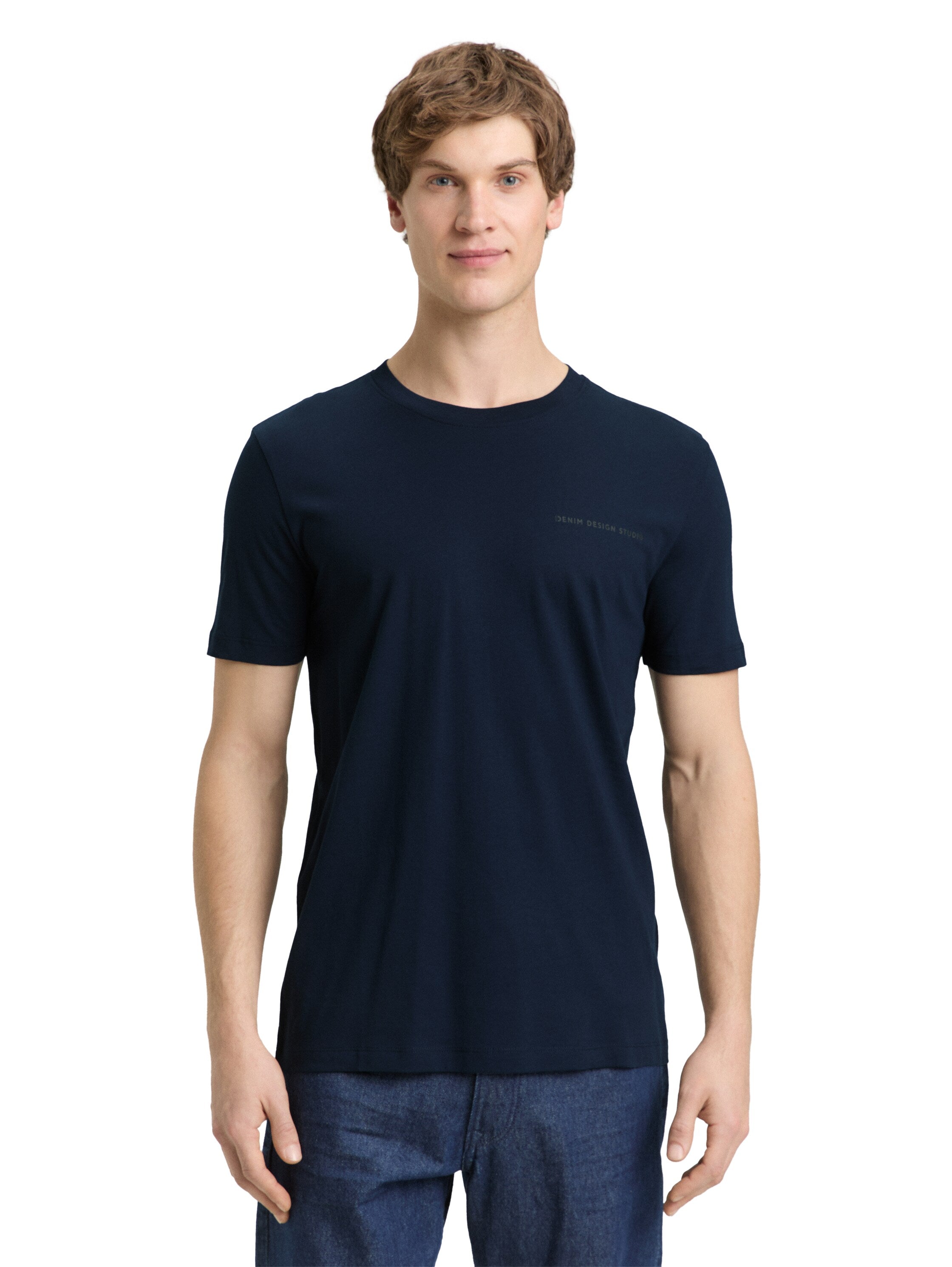 Tom Tailor Short Sleeved Navy T-Shirt