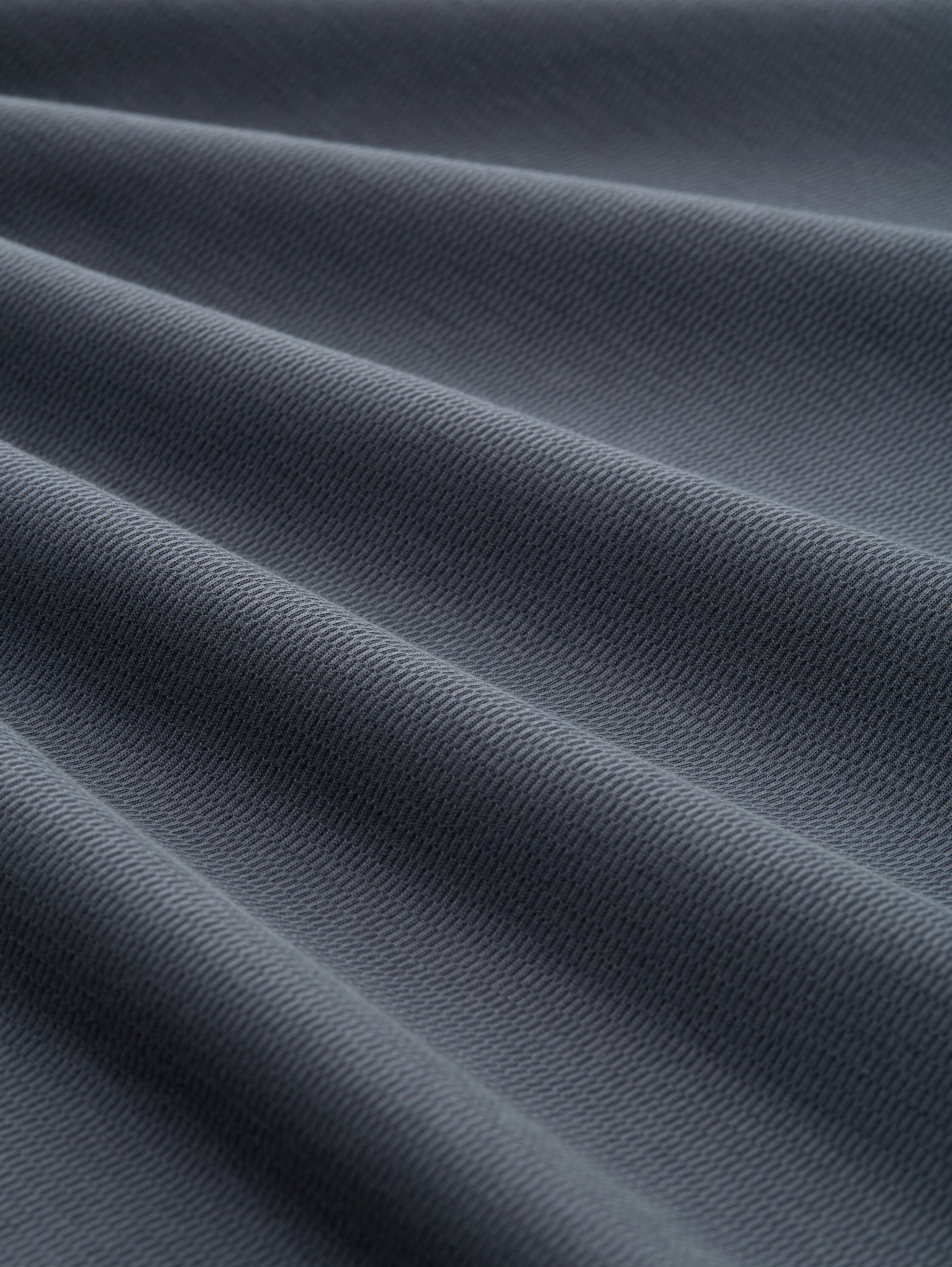 Tom Tailor Dark Grey Polo With Half Zipper